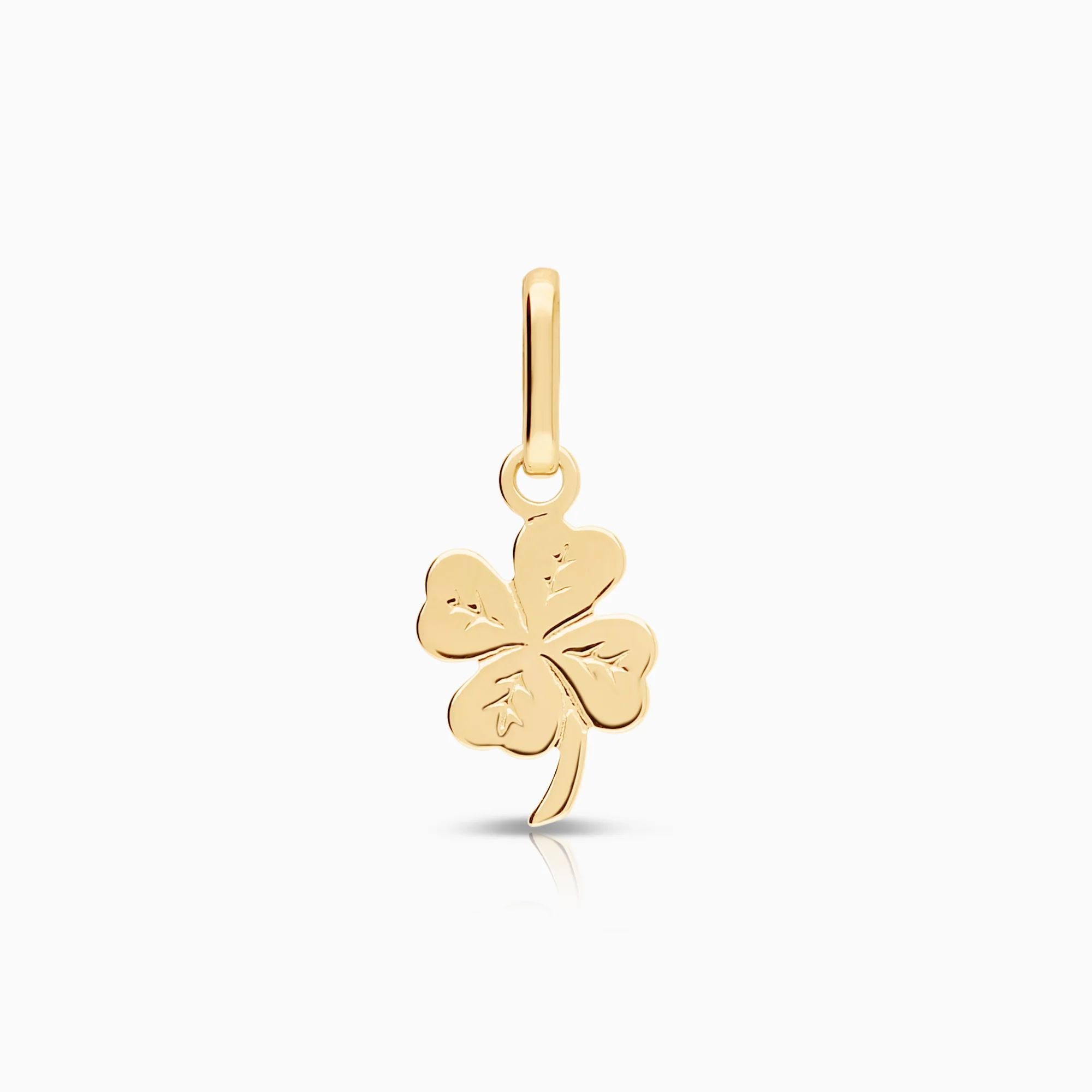 Clover pendant 0.24g 18K gold