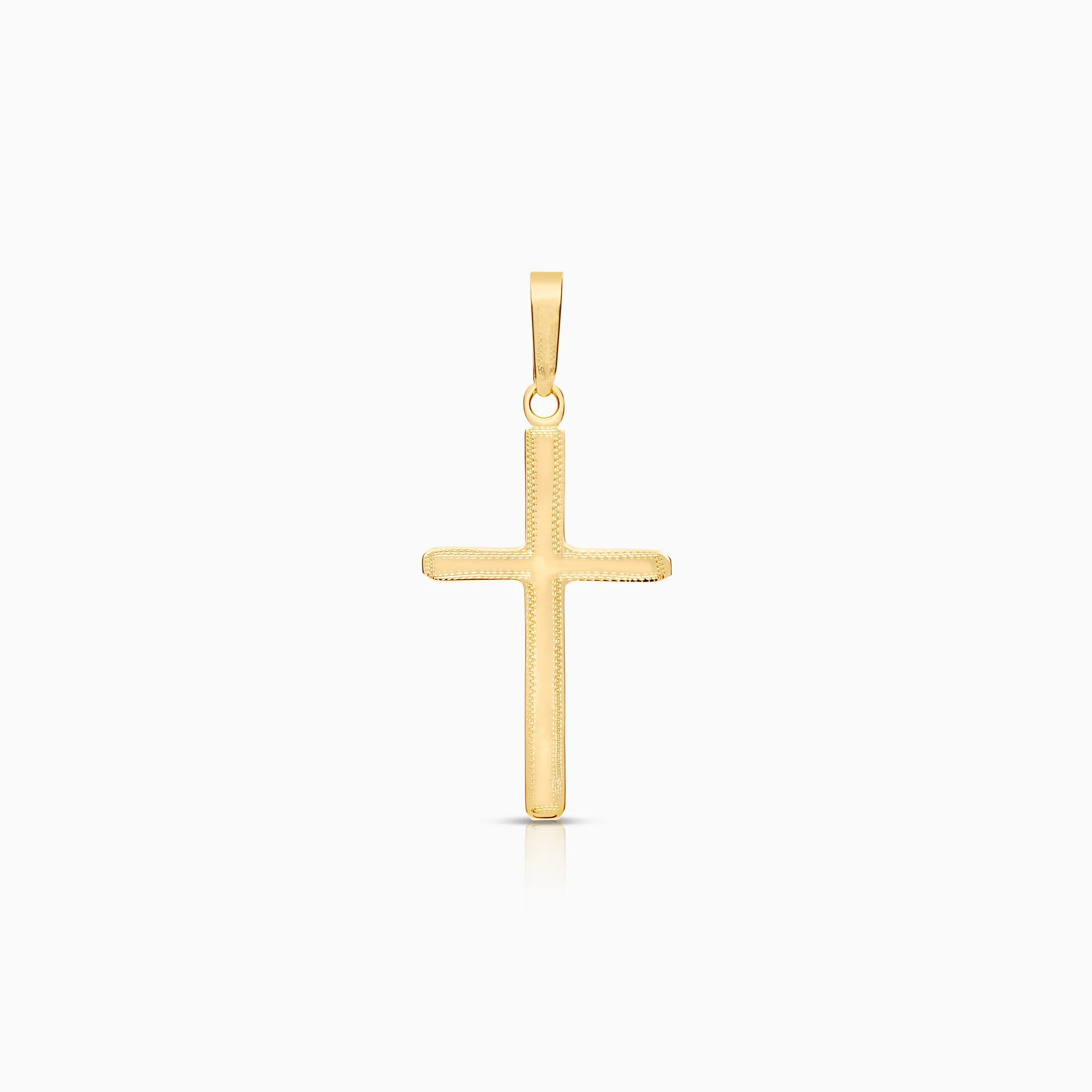 Cross pendant 1.01g 18K gold