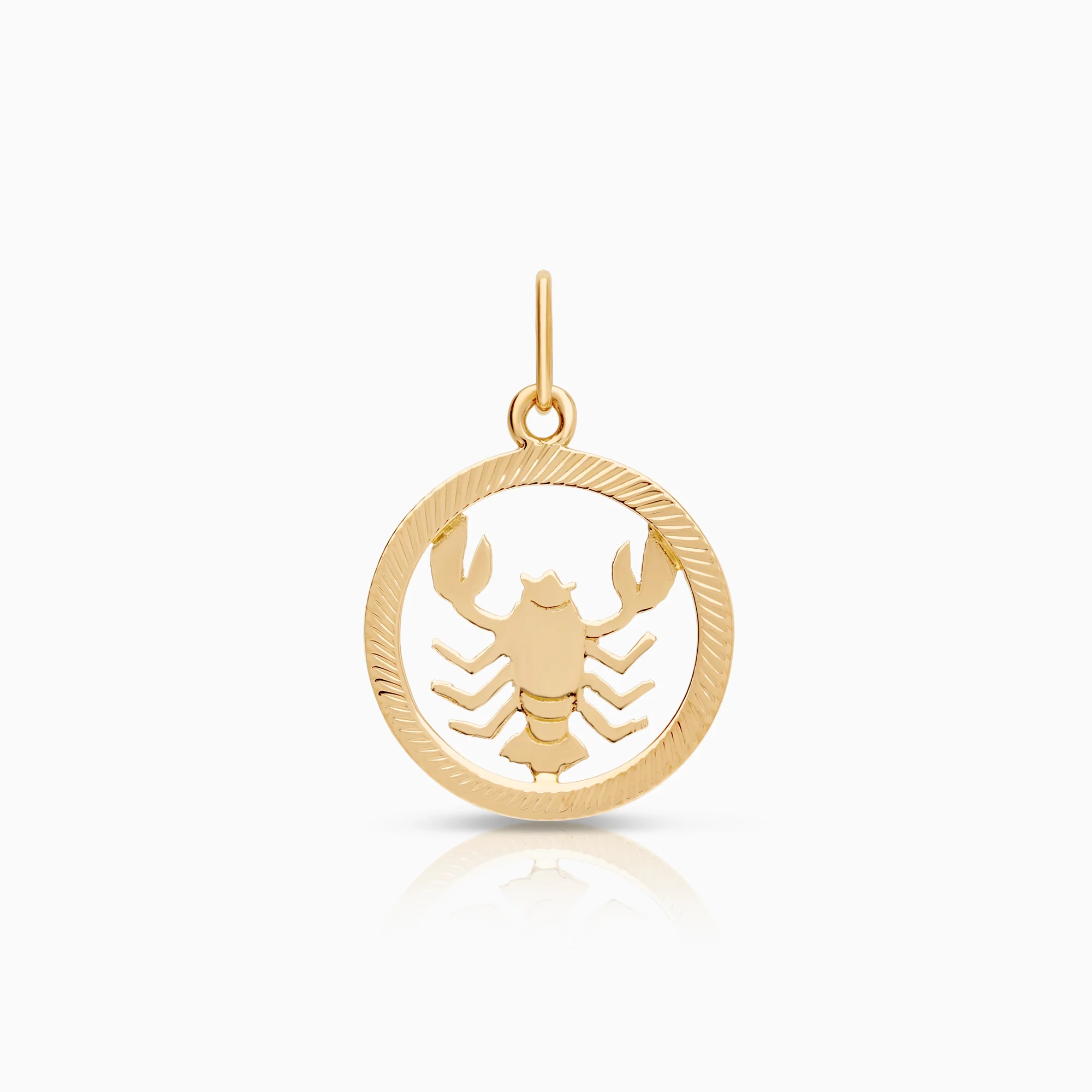 Cancer pendant 1.38g 18K gold