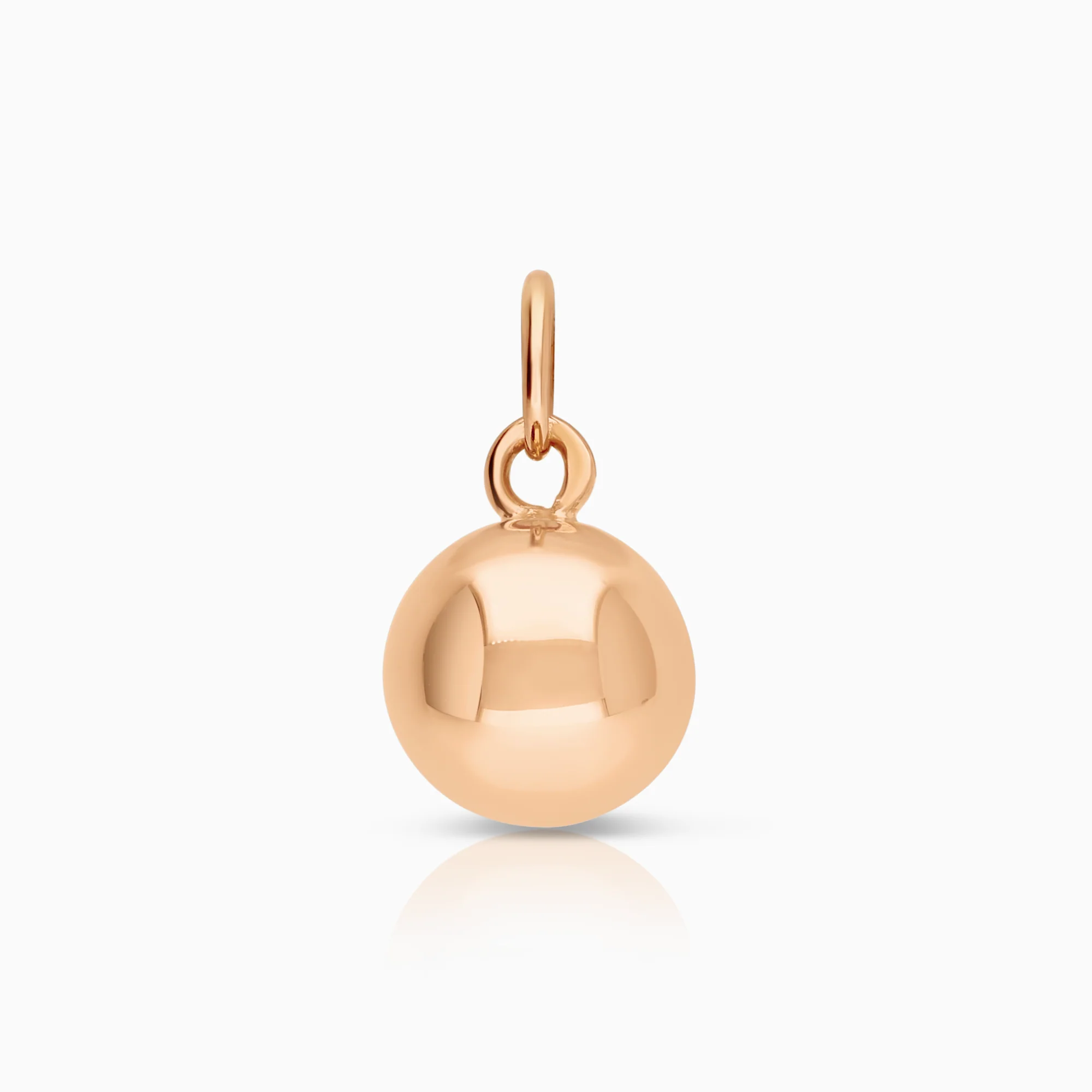 Ball pendant 0.60g 18K rose gold