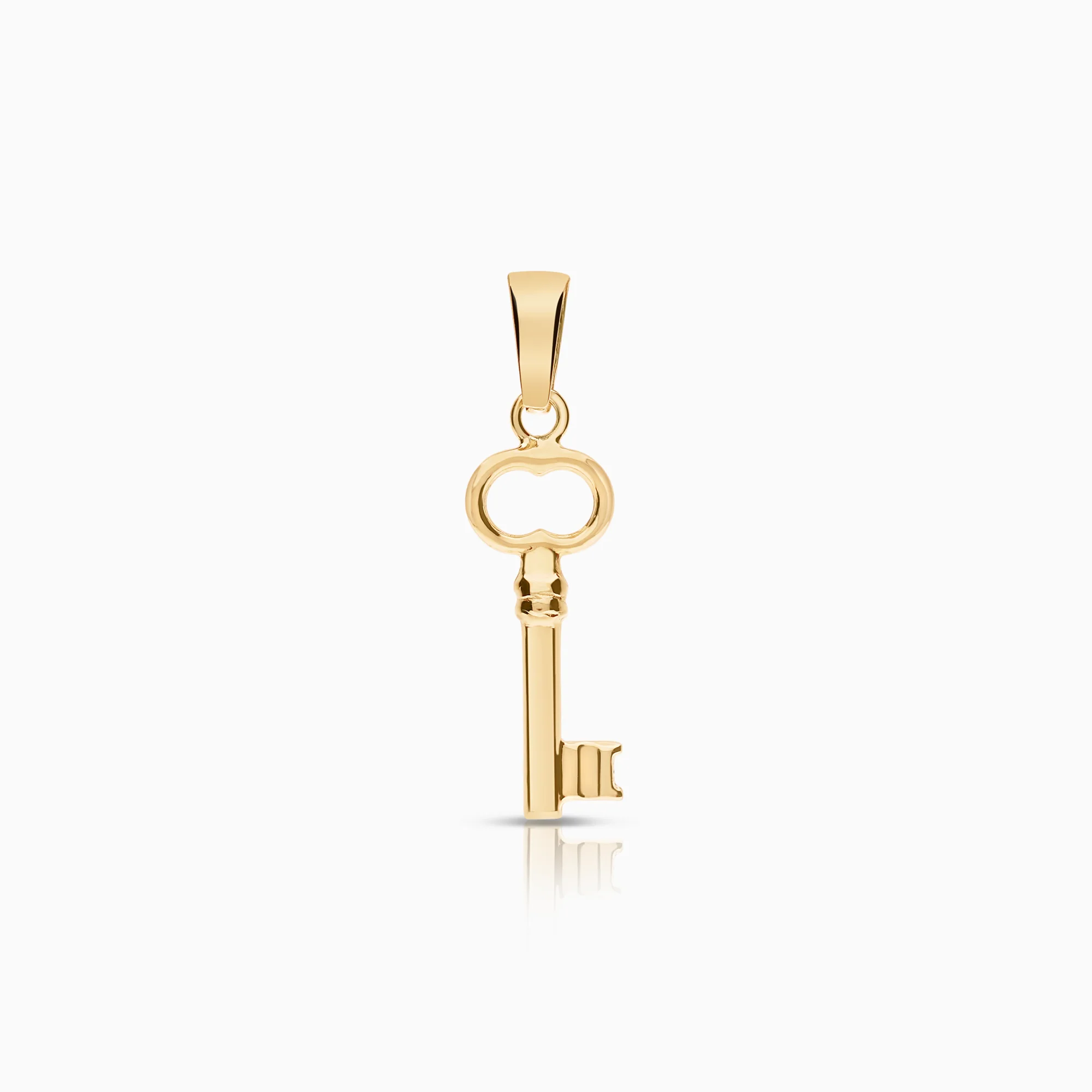 Key pendant 0.44g 18K gold