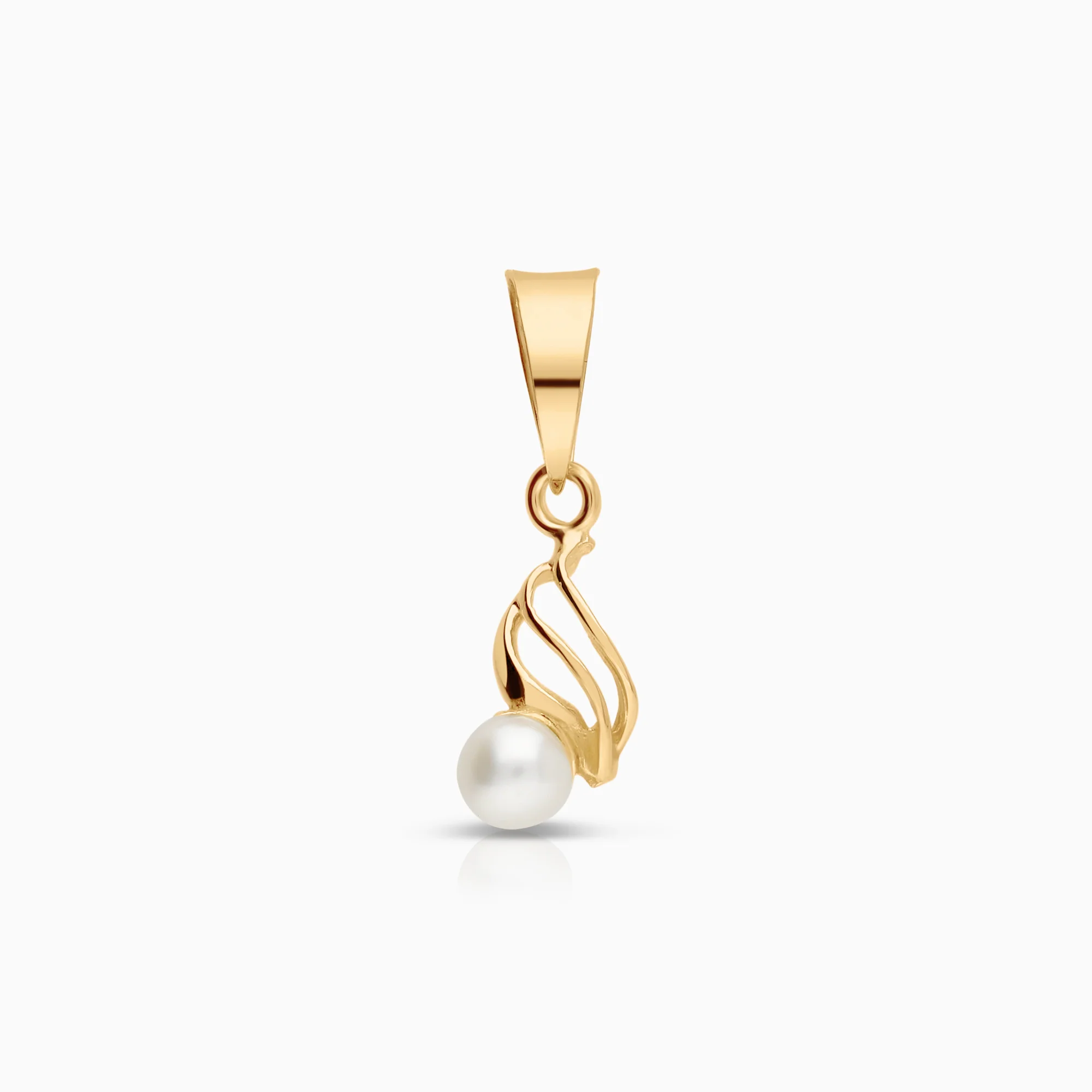 Pearl pendant 0.28g 18K gold