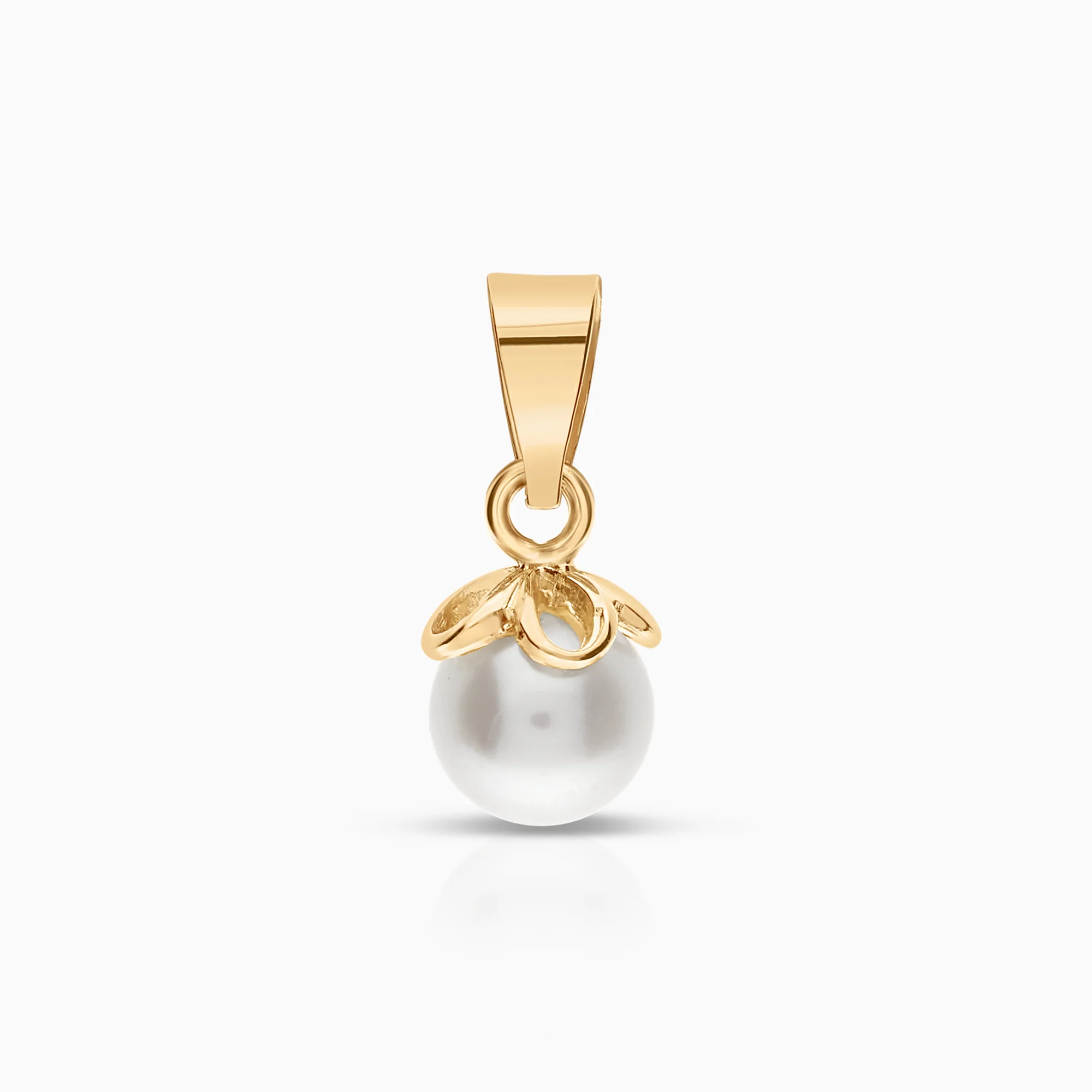 Pearl pendant 0.44g 18K gold