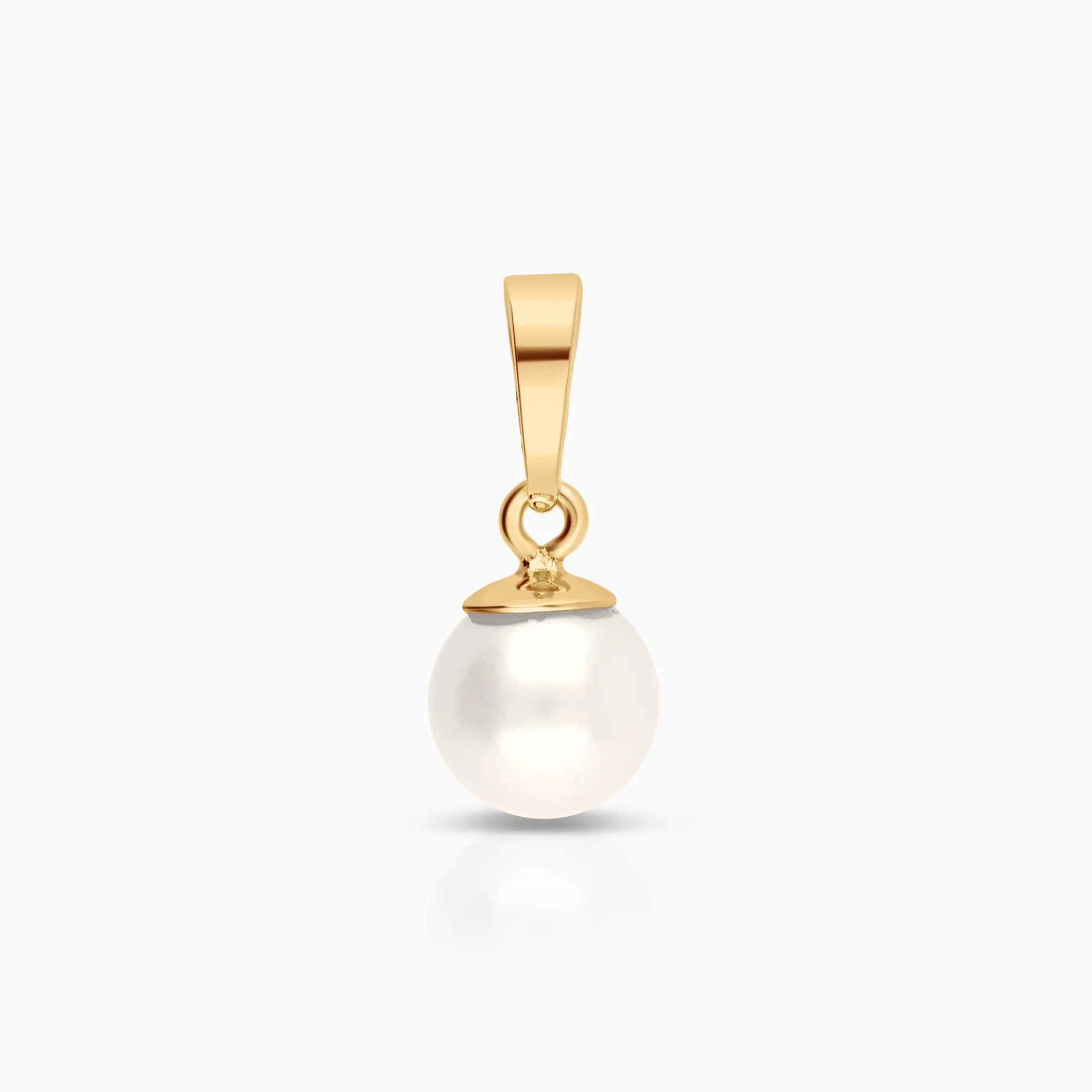 Pendant with pearl 0.56g 18K gold