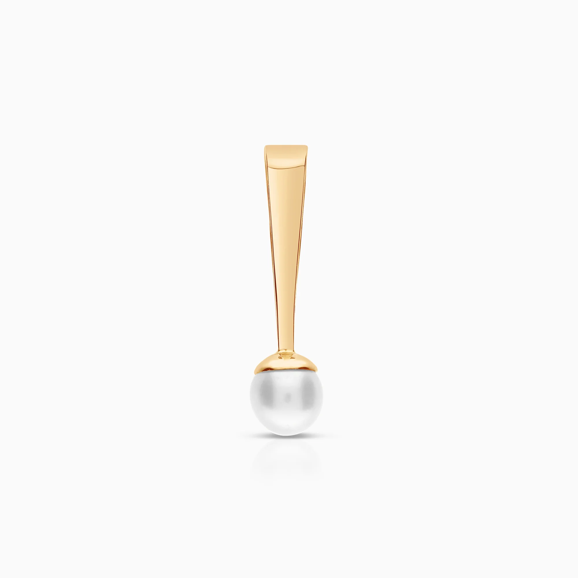 Pearl pendant 0.94g 18K gold