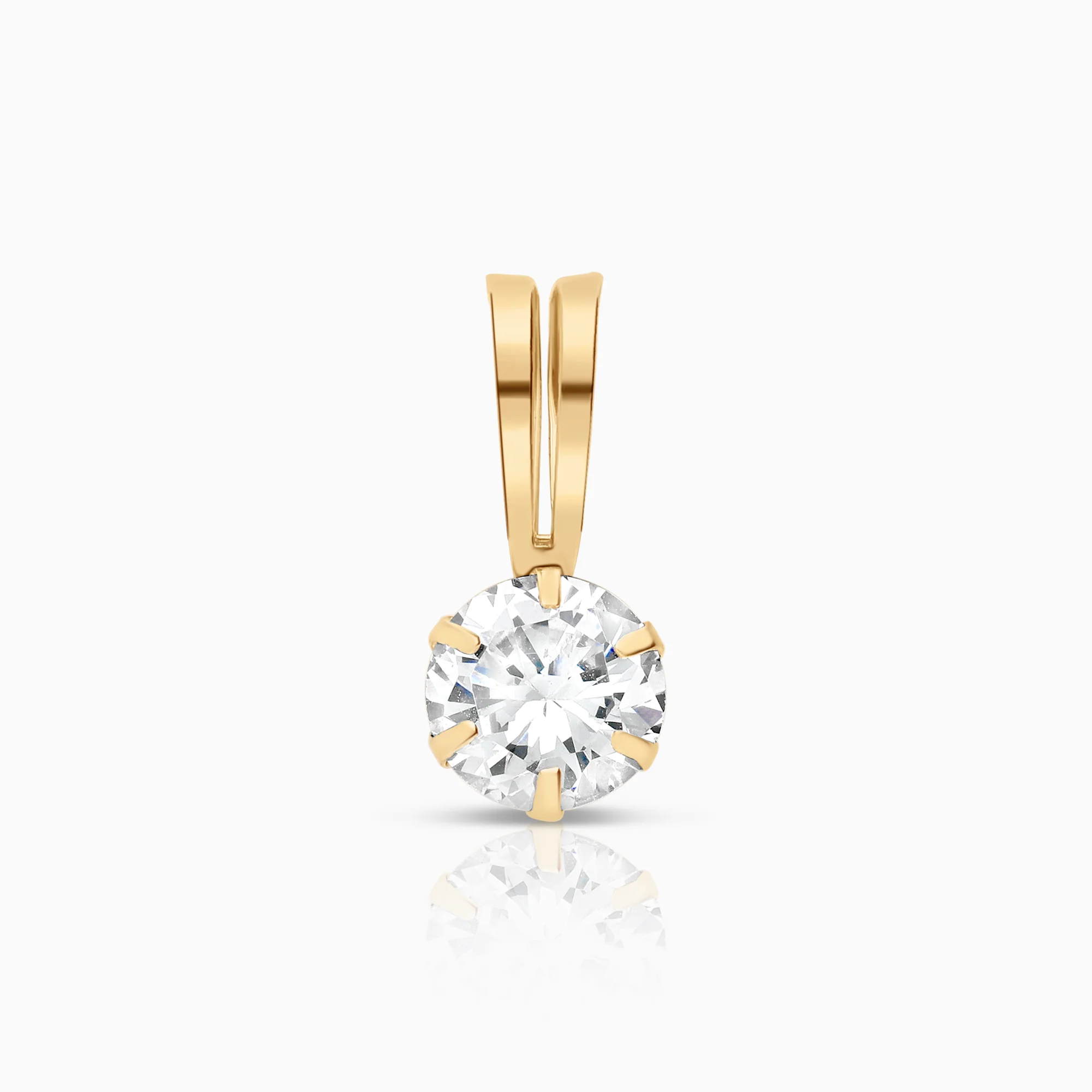 Pendant Solitaire 0.56g 18K gold
