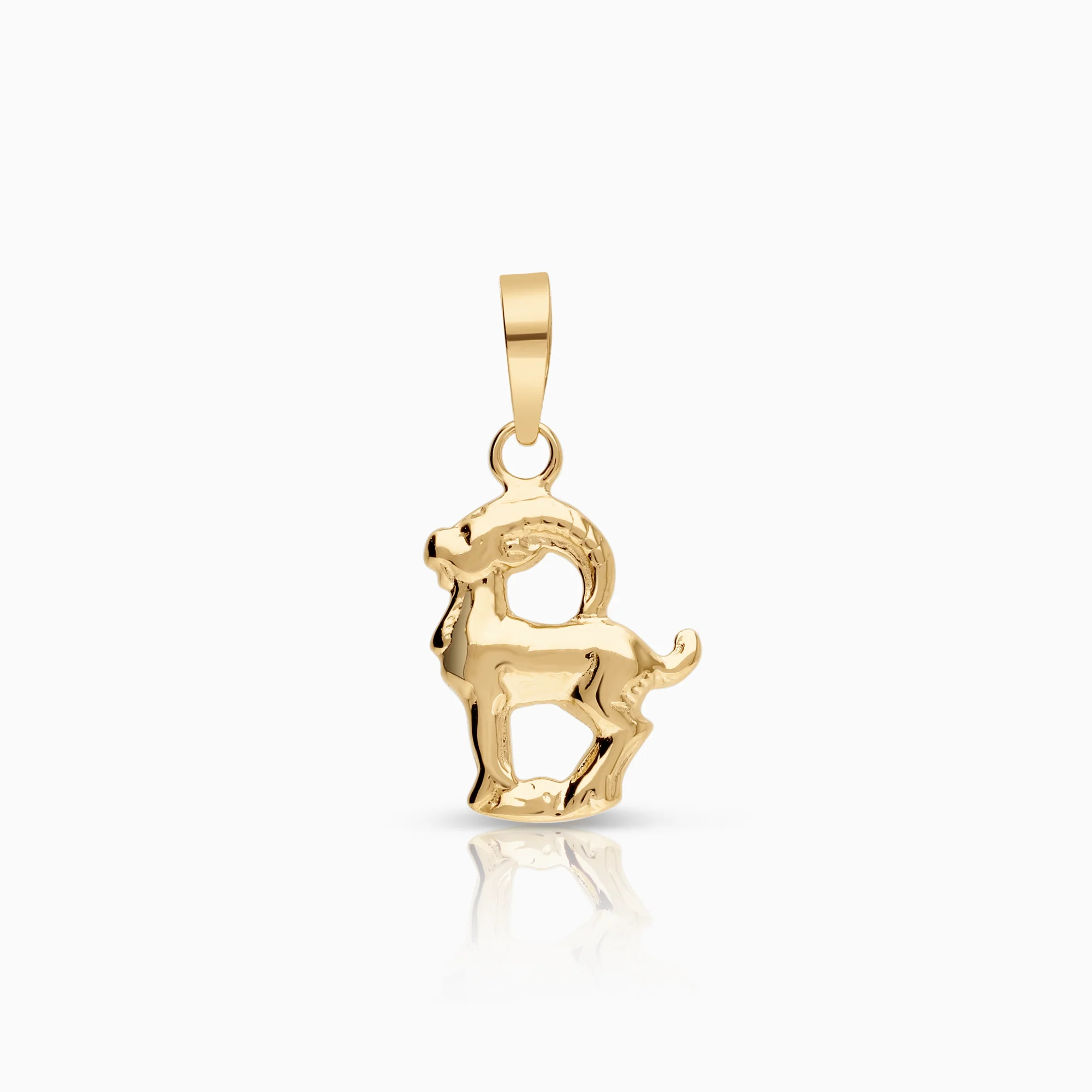 Capricorn pendant 0.58g 18K gold