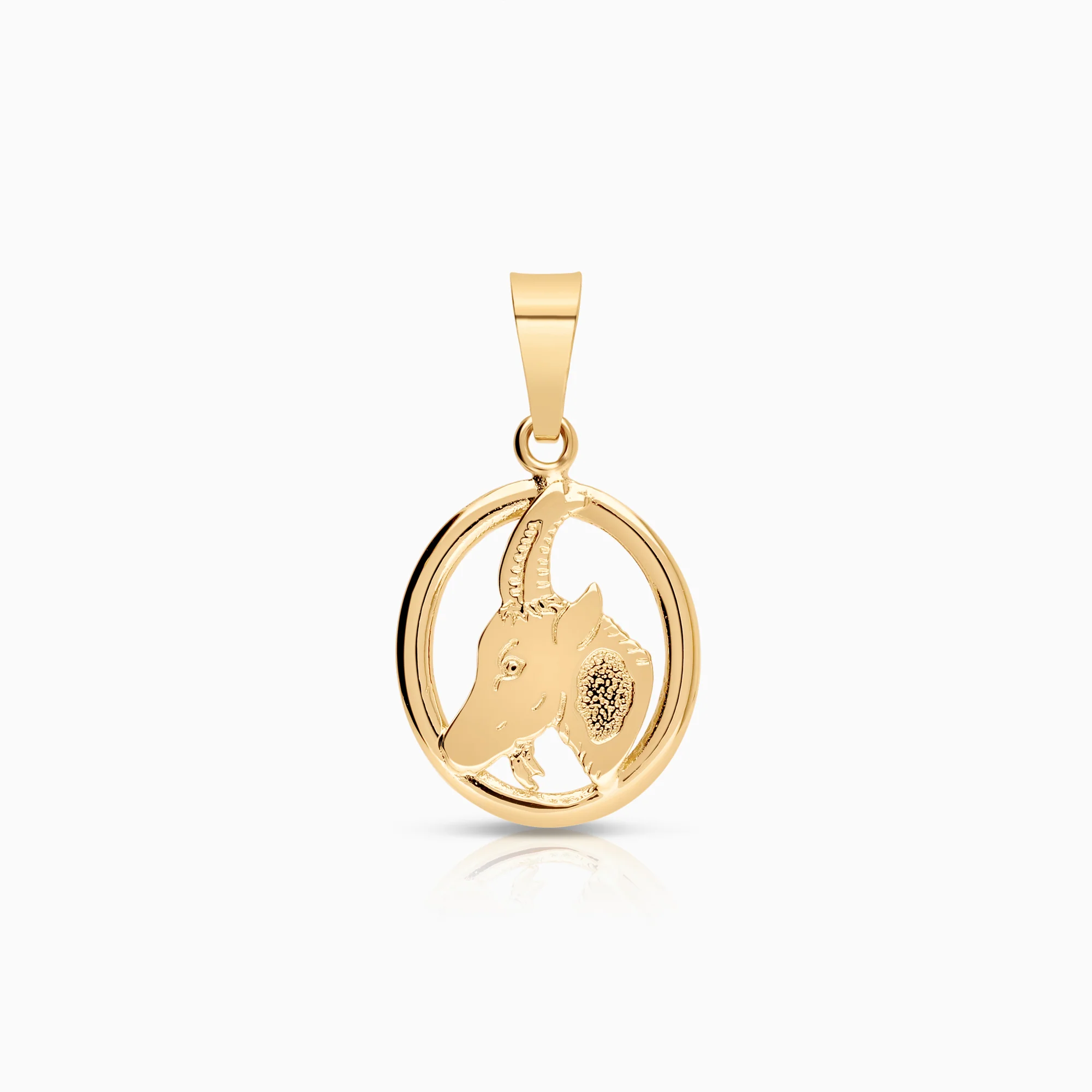 Capricorn pendant 0.94g 18K gold