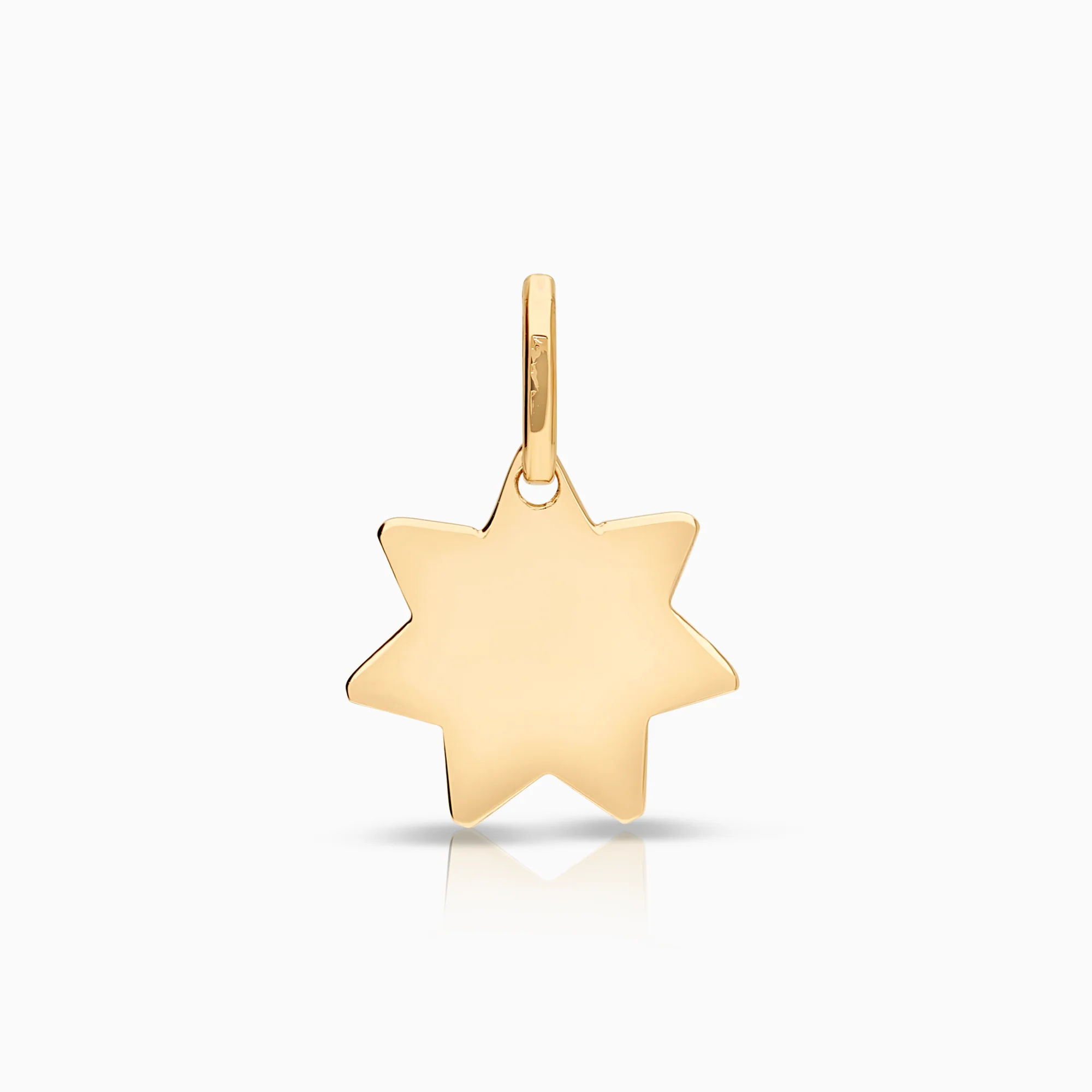Star pendant 0.51g 18K gold