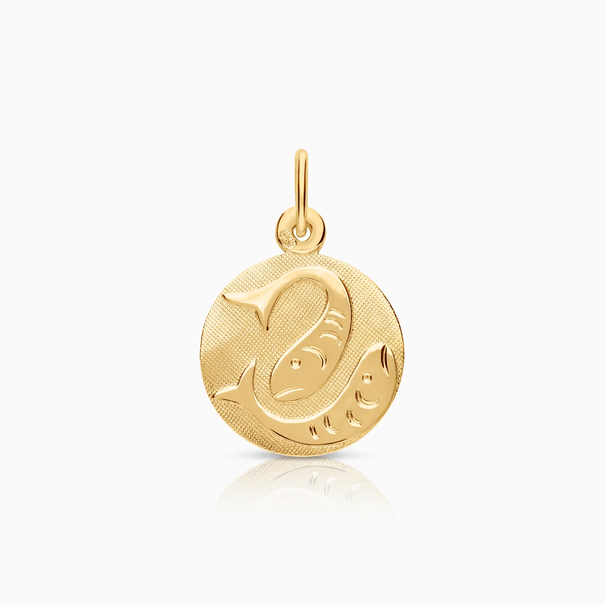 Pendant with zodiac sign 1.15g 18K gold.
