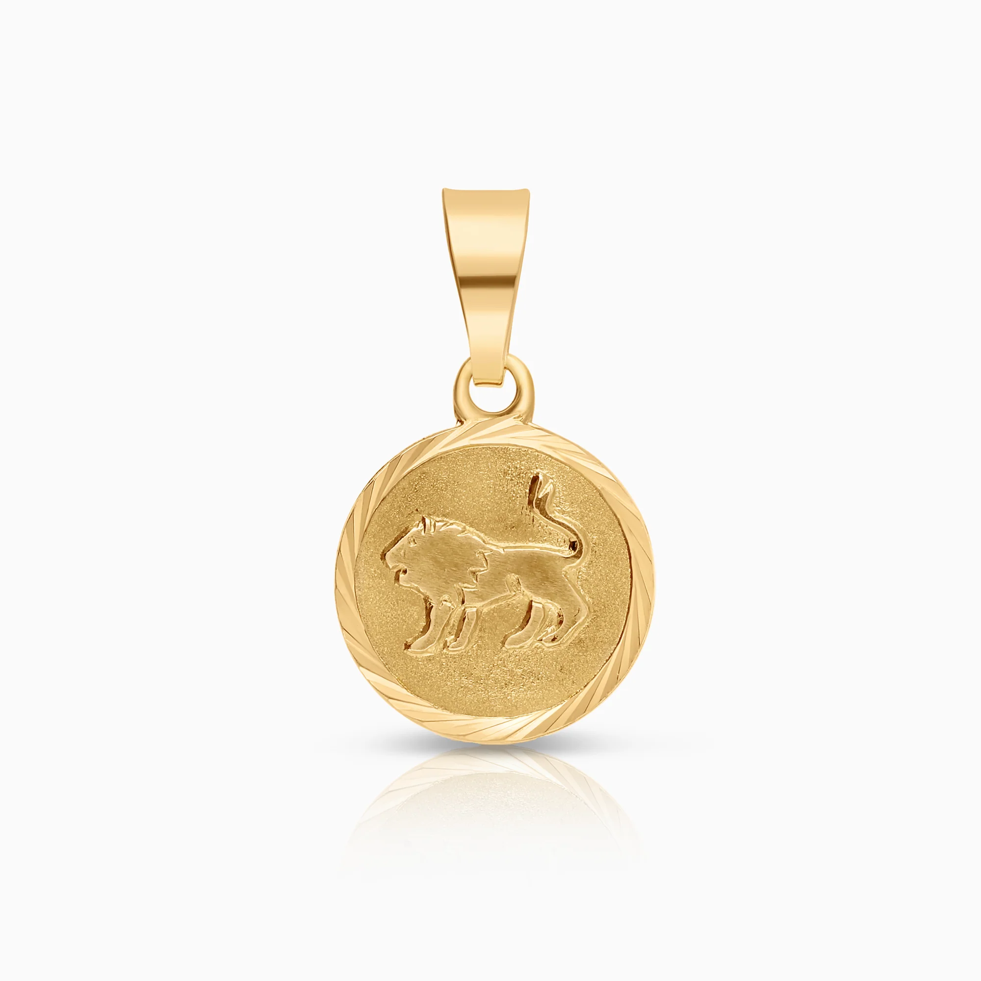 Pendant zodiac sign Leo 0.74g 18K gold