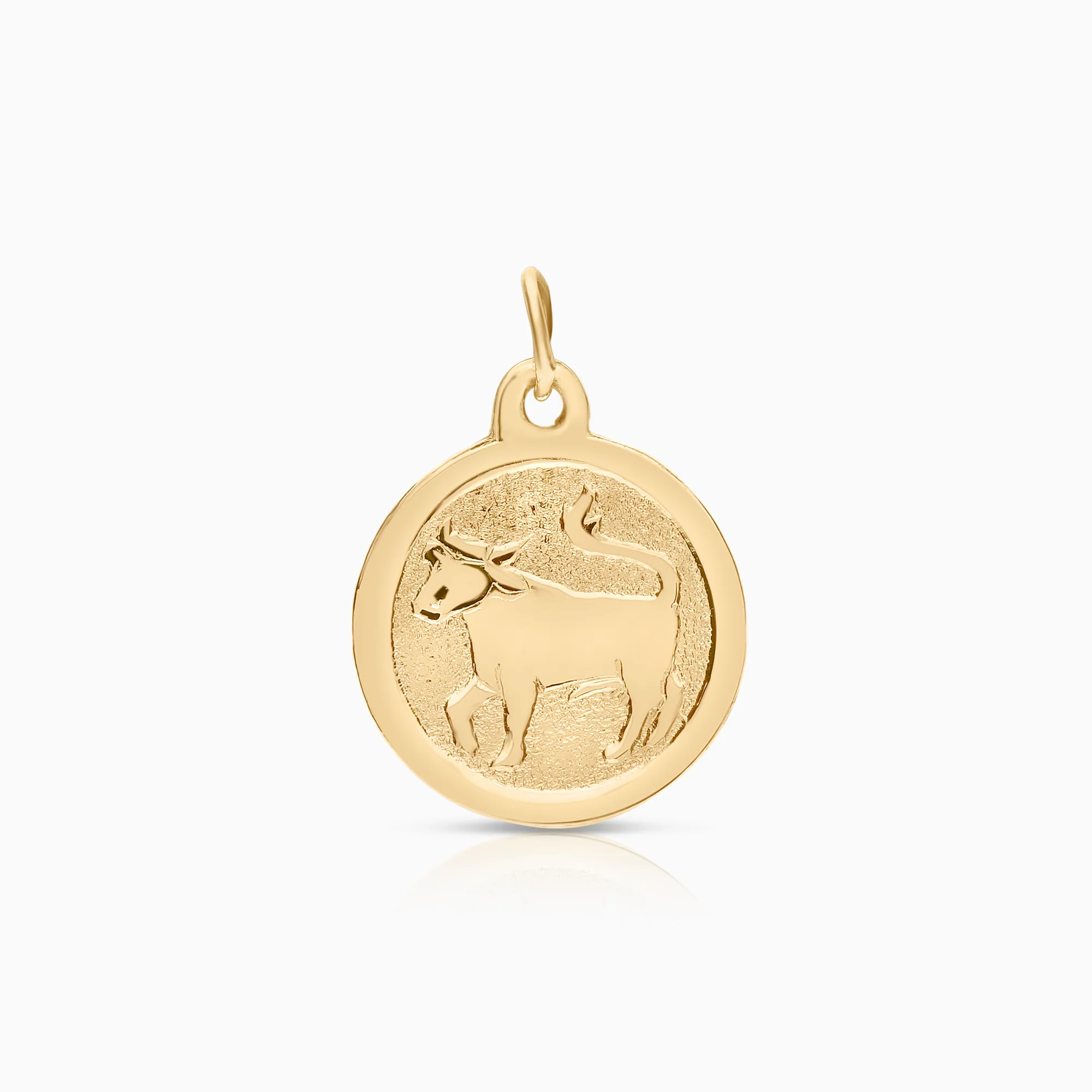 Taurus zodiac pendant 0.58g 18K gold