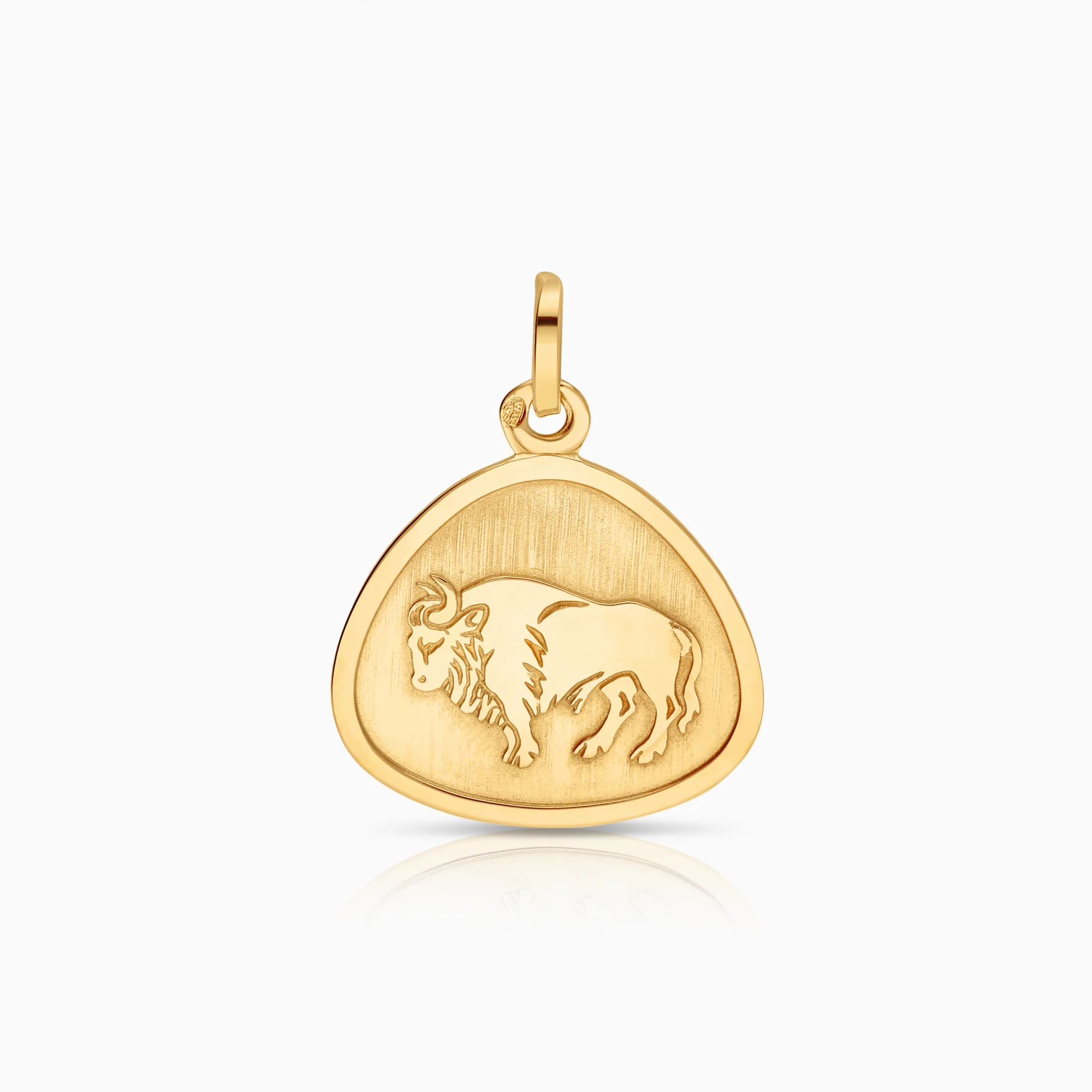 Taurus zodiac sign pendant 1.76g 18K gold
