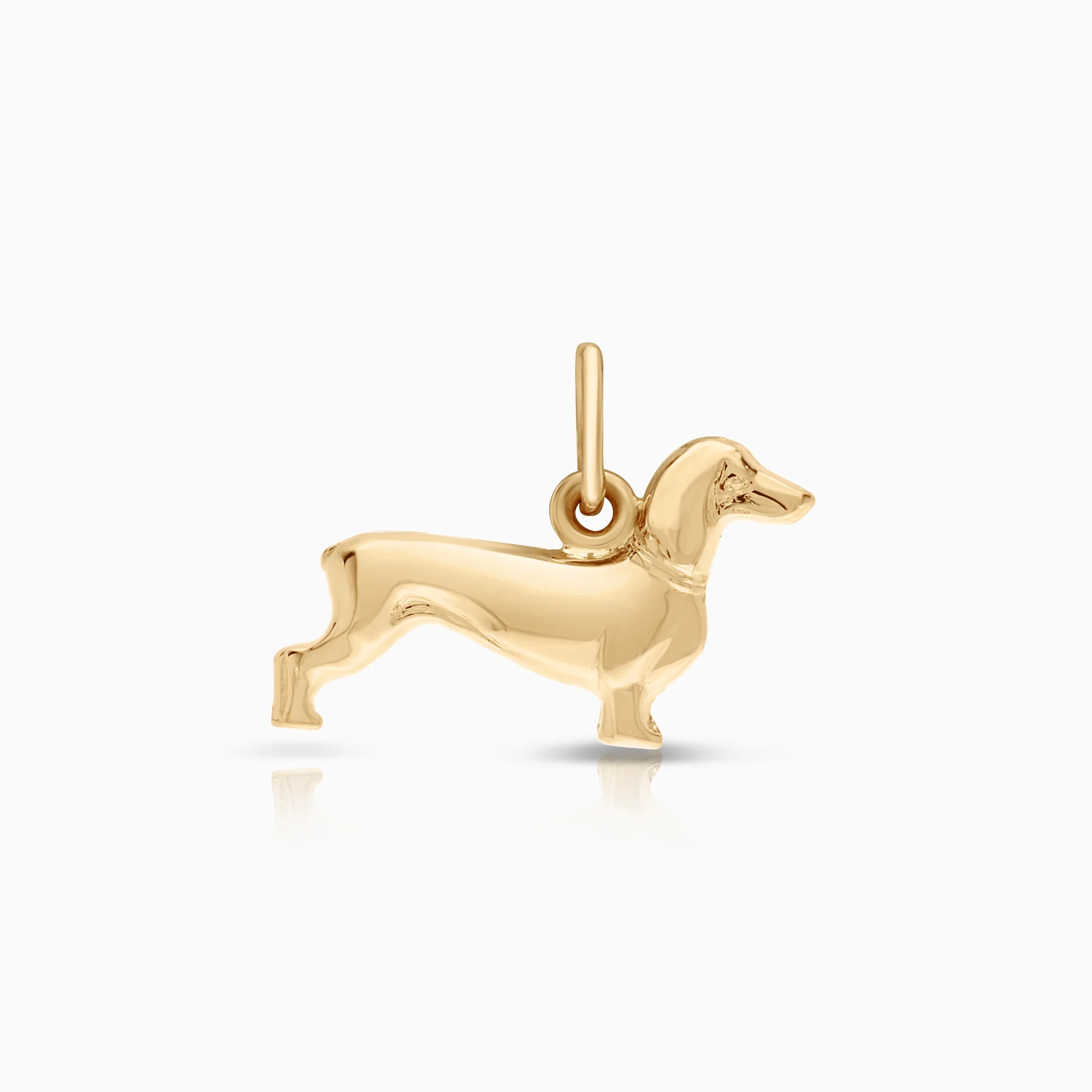 Dachshund pendant 0.55 g 18K gold