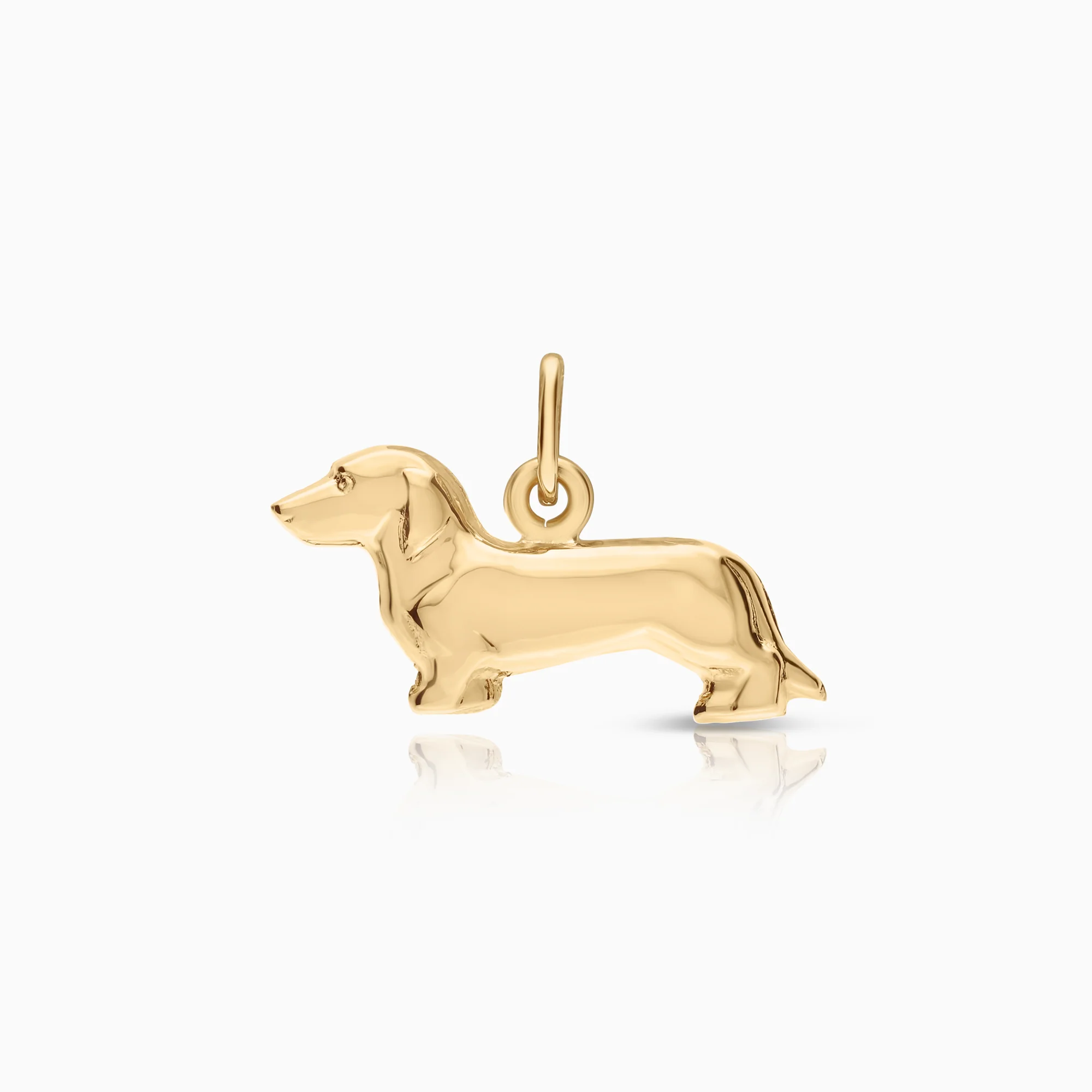 Pendant dachshund 0.84g 18K gold