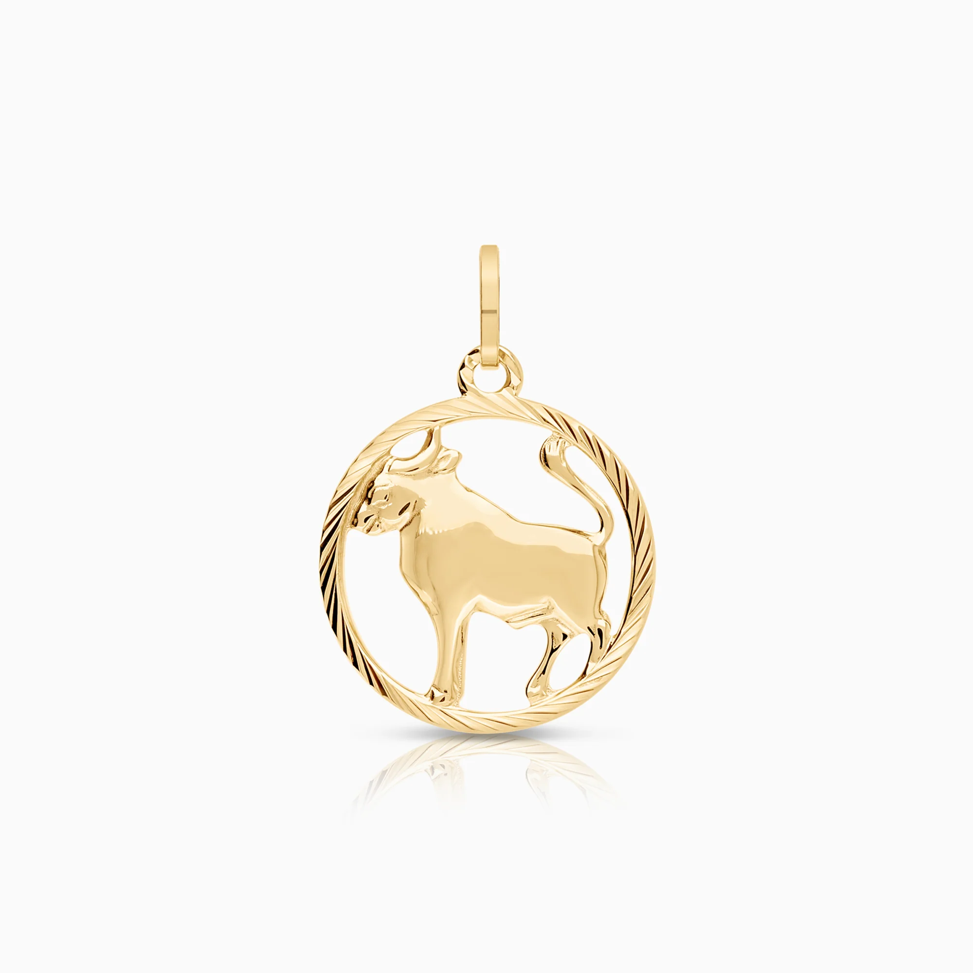 Taurus pendant 1.16g 18K gold