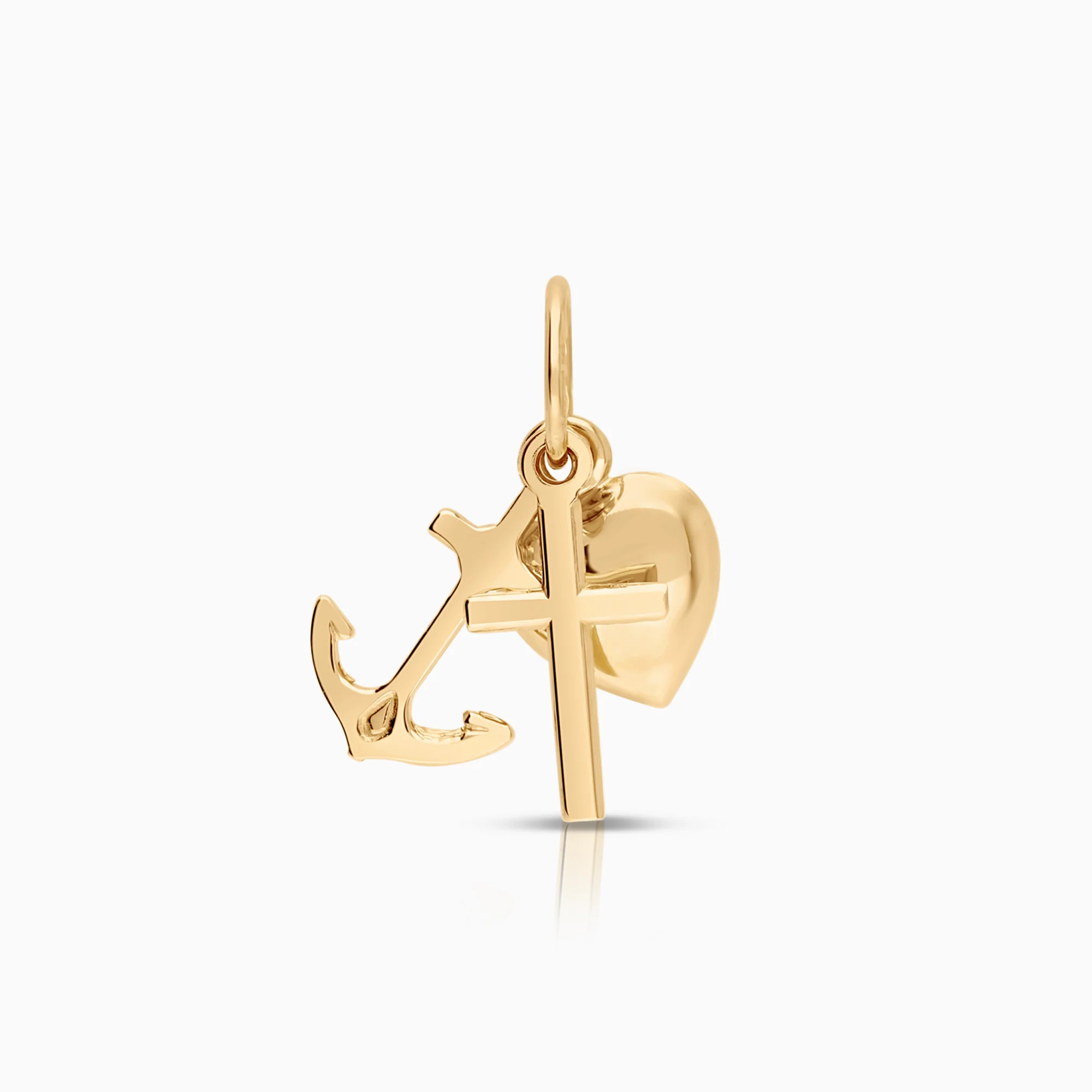 Faith, hope & love pendant 0.98g 18K gold