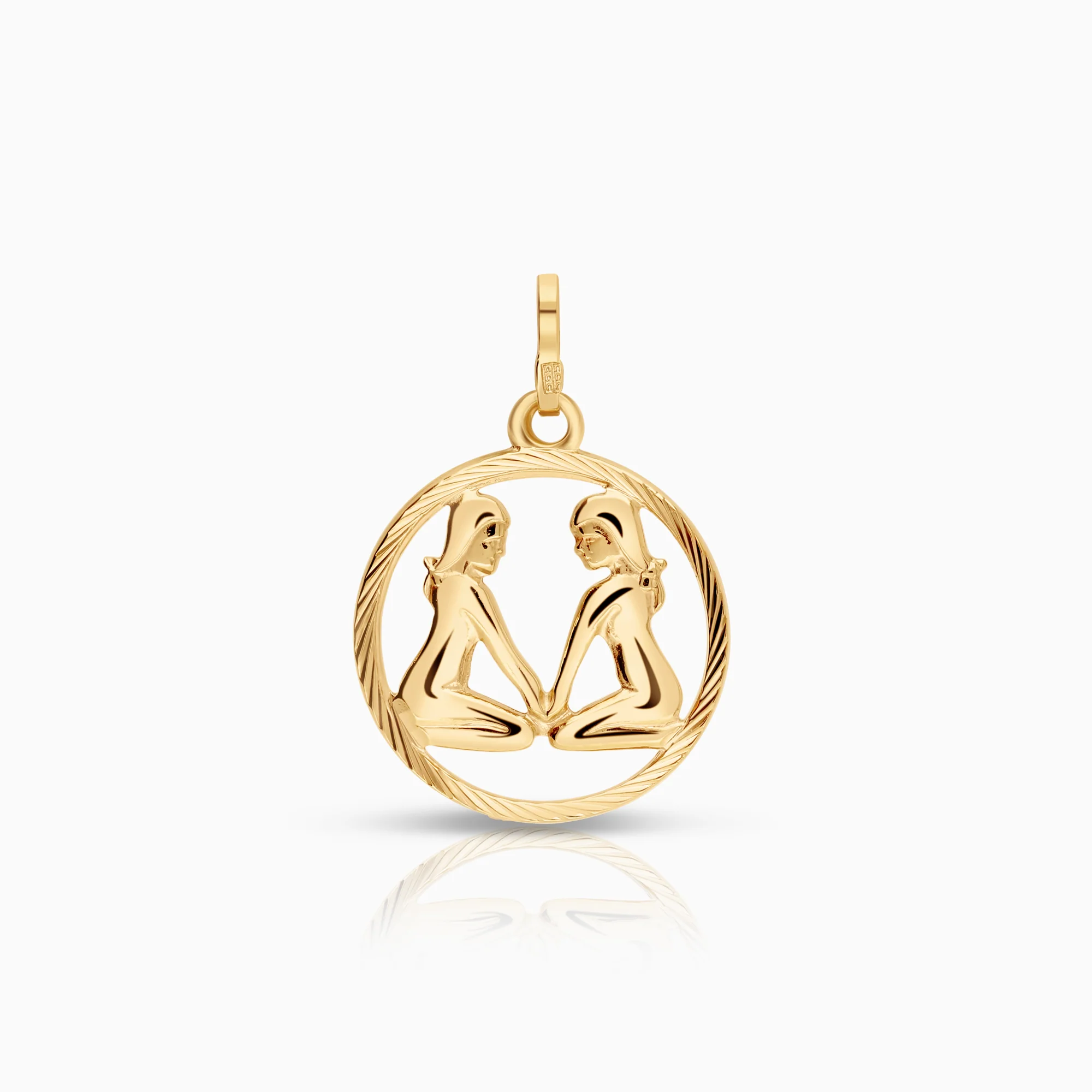 Pendant twin 1.17g 18K gold