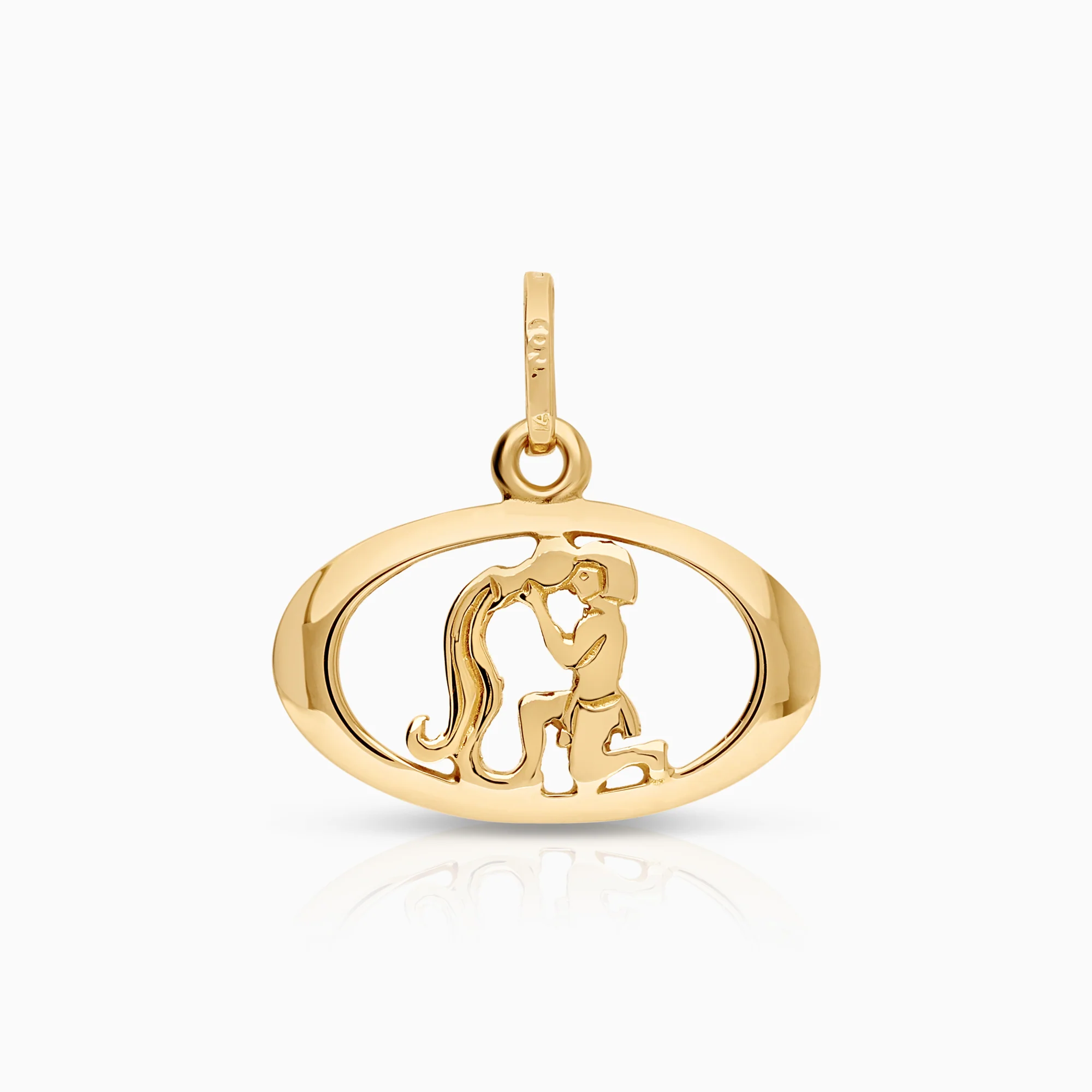 Pendant Aquarius t 1.15g 18K gold