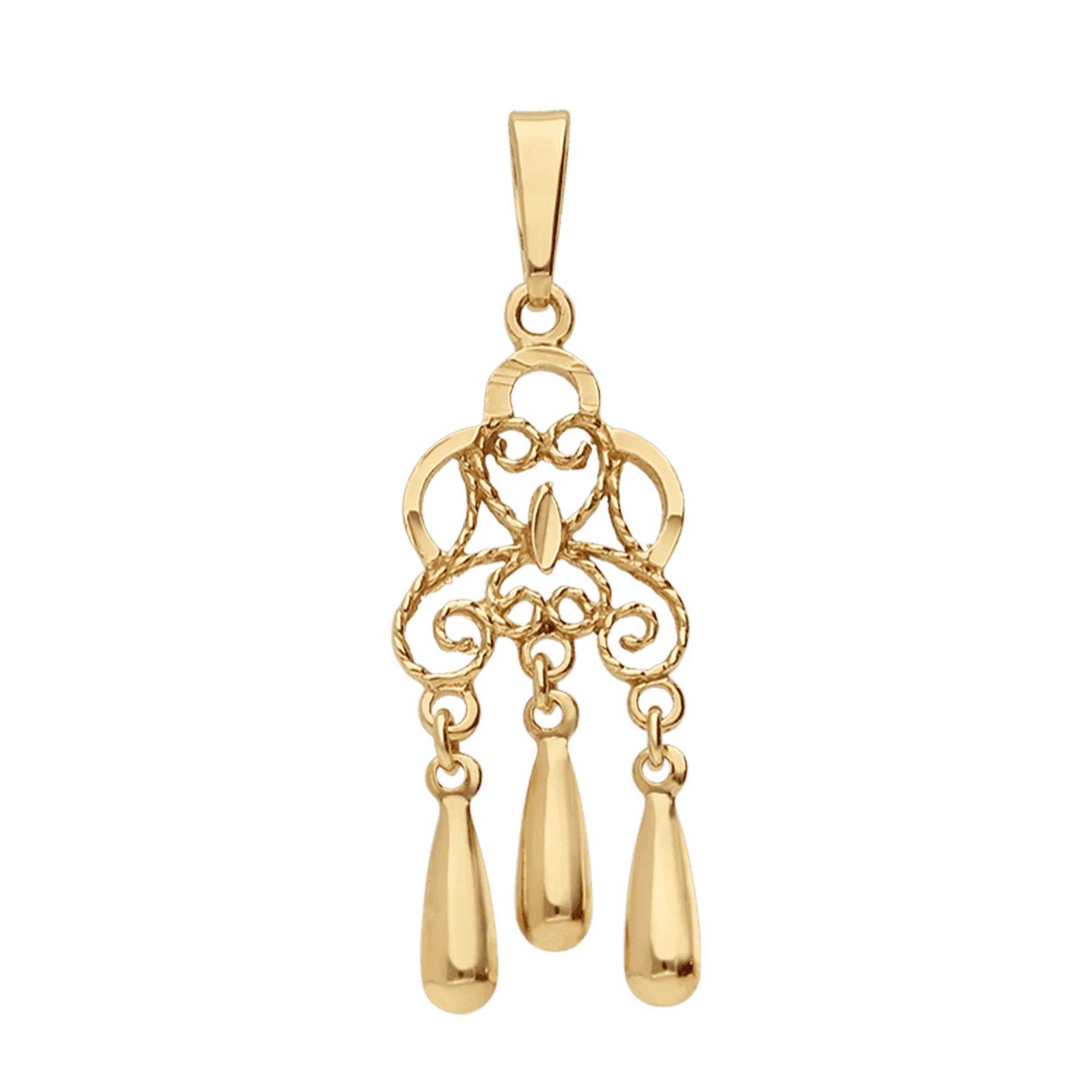 Pendant 0.88g 18K gold - Image 2