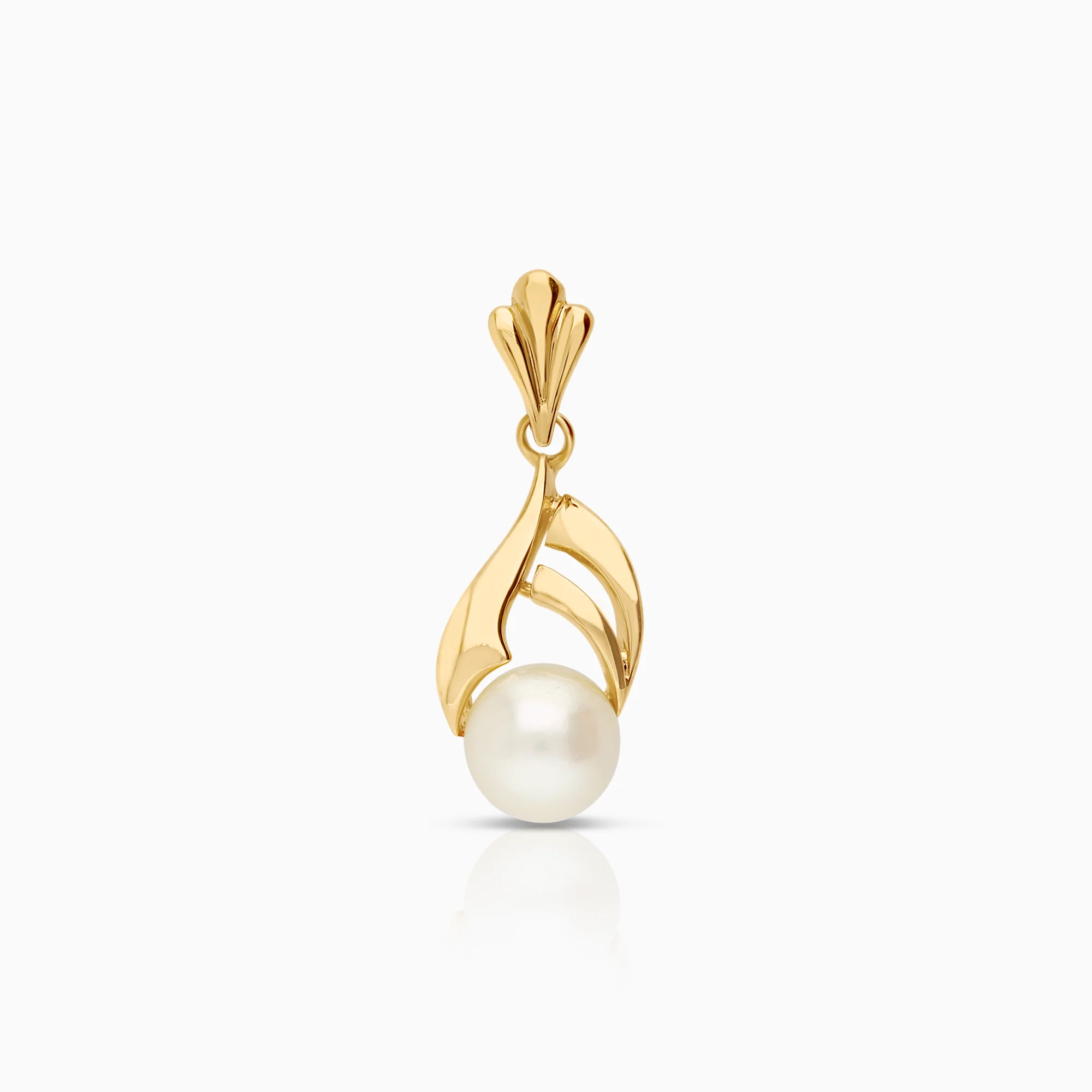 Pearl pendant 1.39g 18K gold