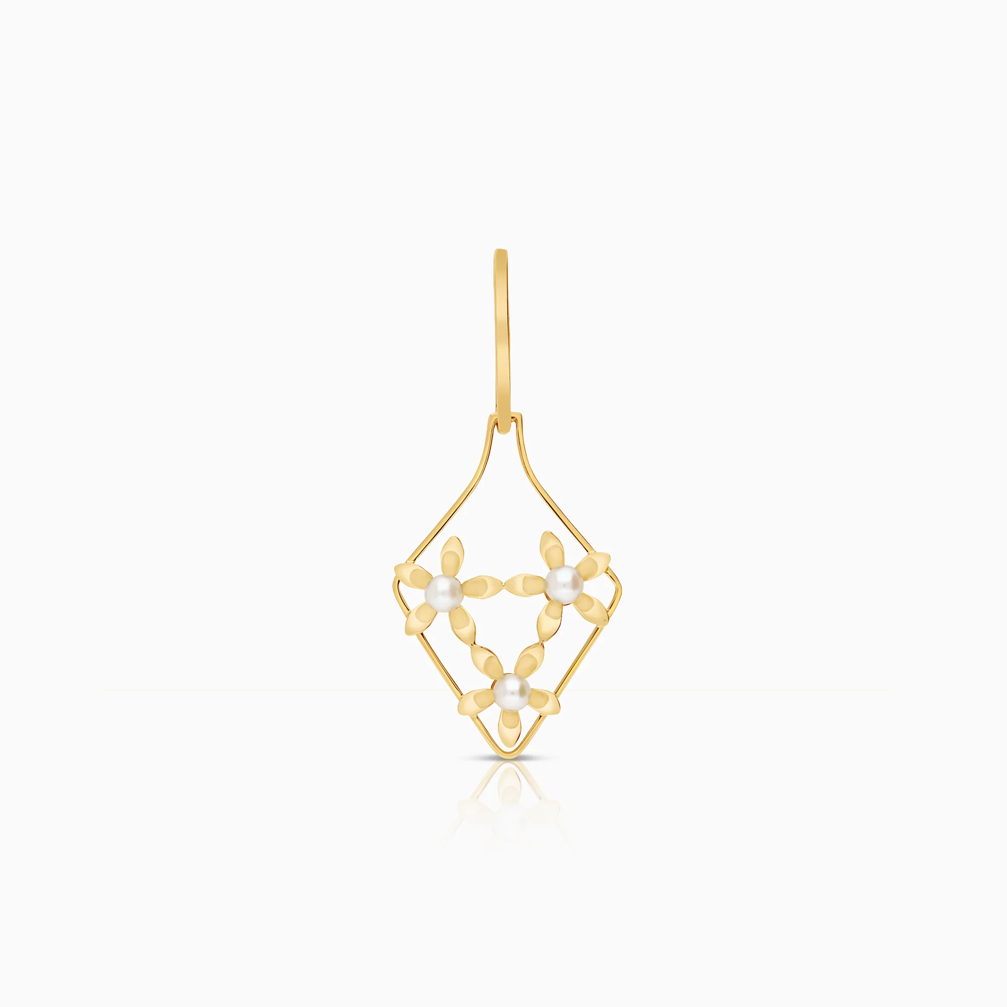 Pearl pendant 1.83g 18K gold