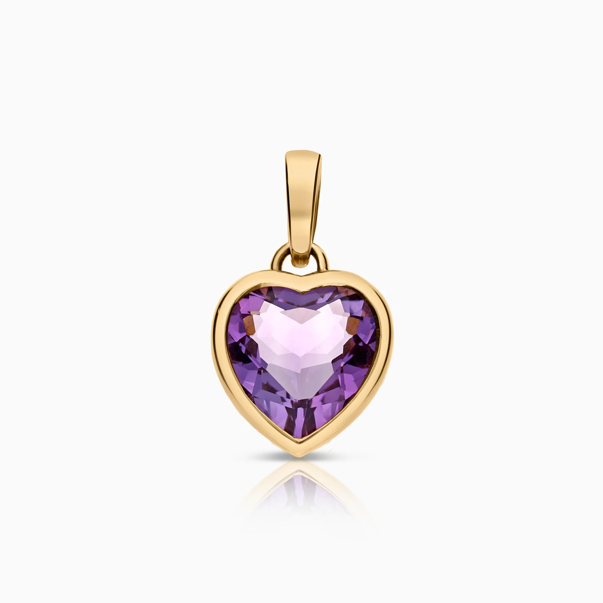 Pendant amethyst 3.66g 18K gold