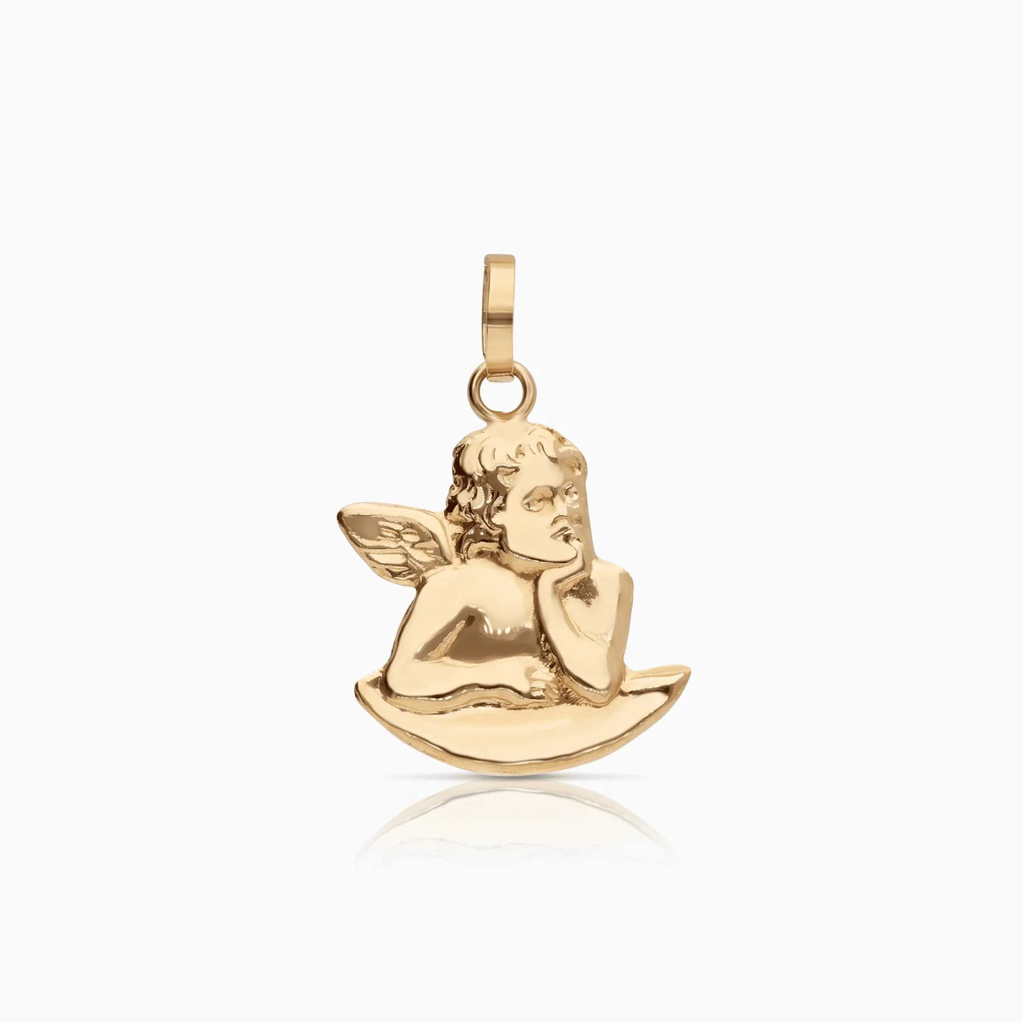 Angel pendant 0.38g 18K gold