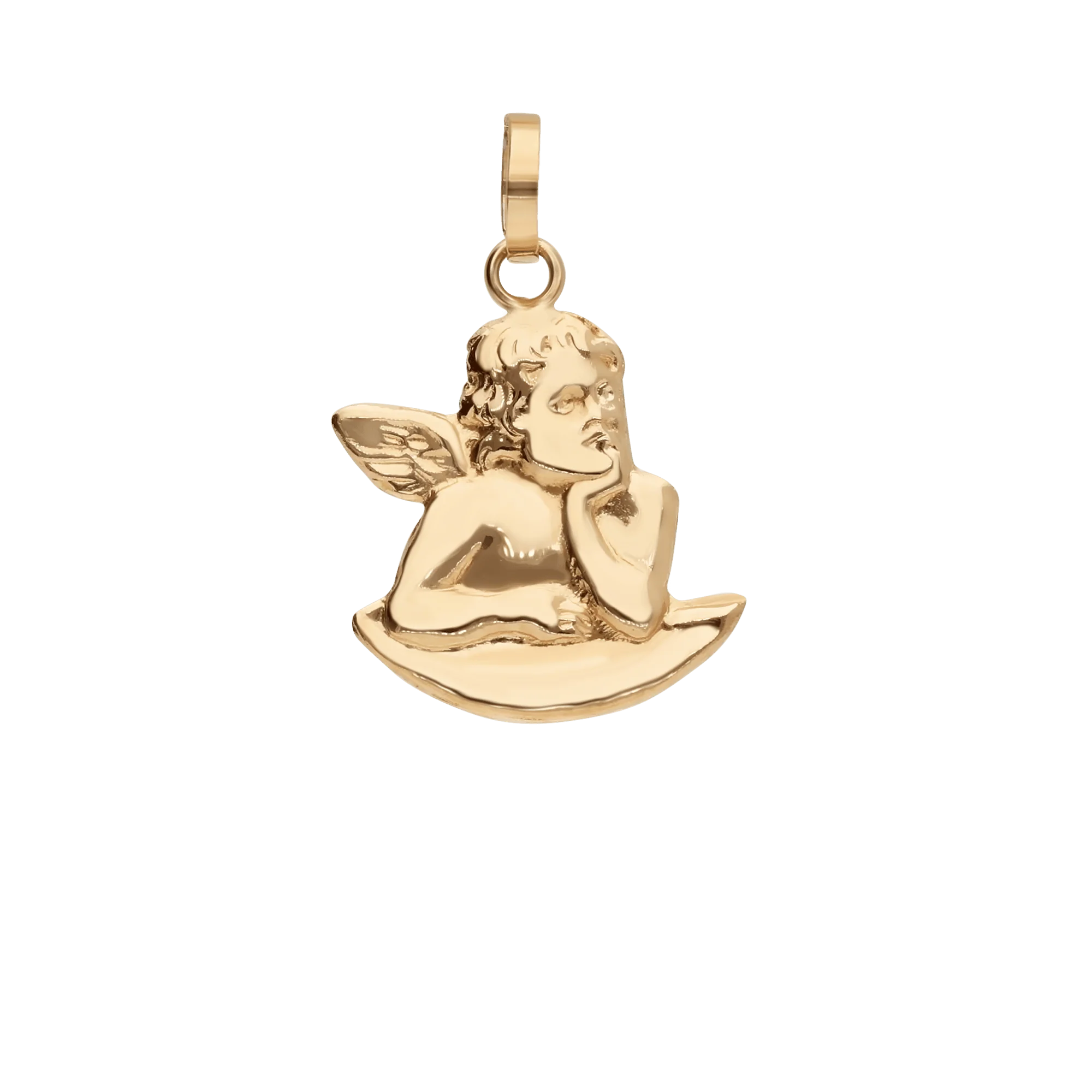 Angel pendant 0.38g 18K gold - Image 2