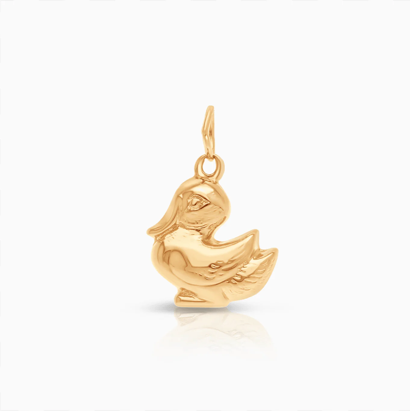 Duck Pendant 1.18g 18K Gold