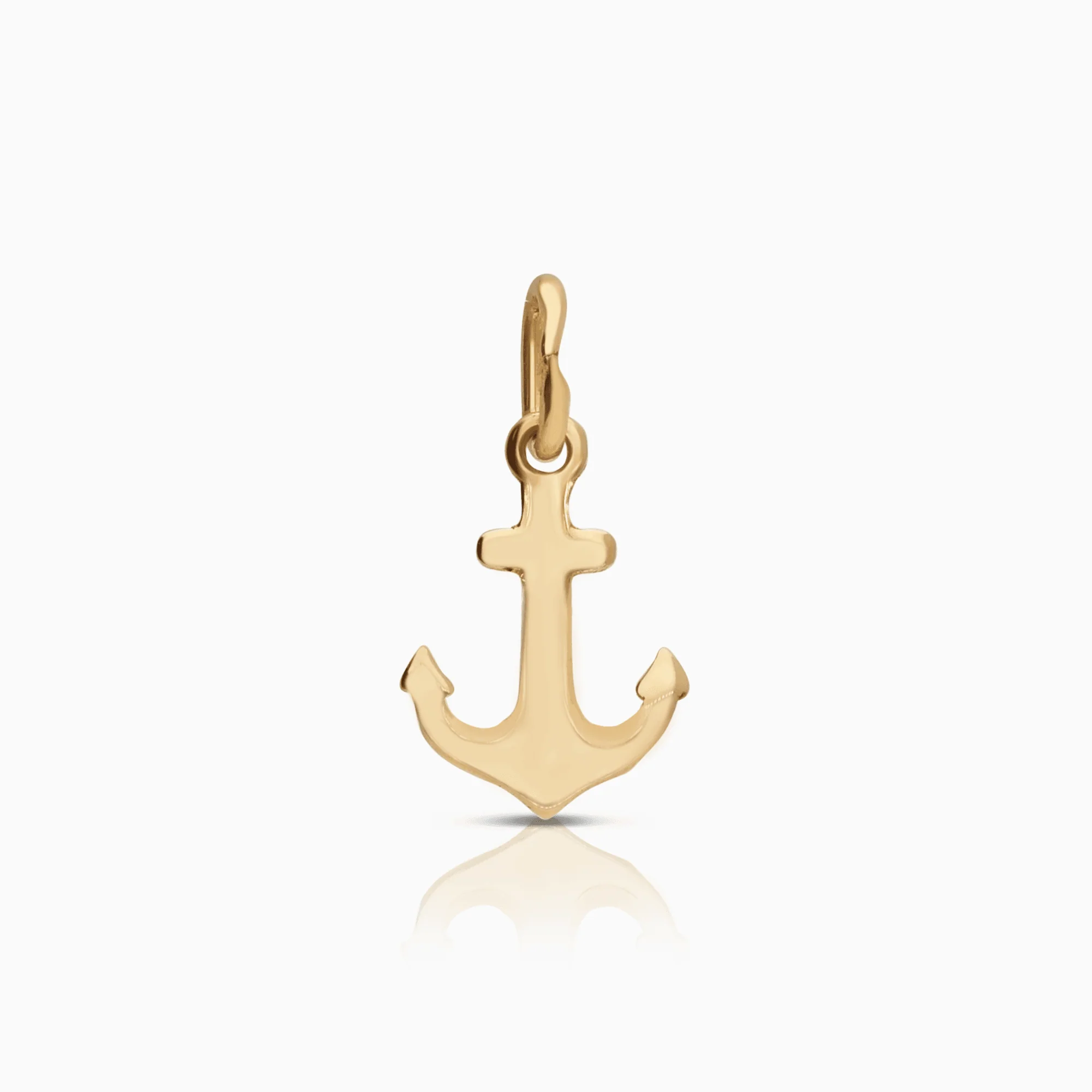 Anchor pendant 0.43g 18K gold
