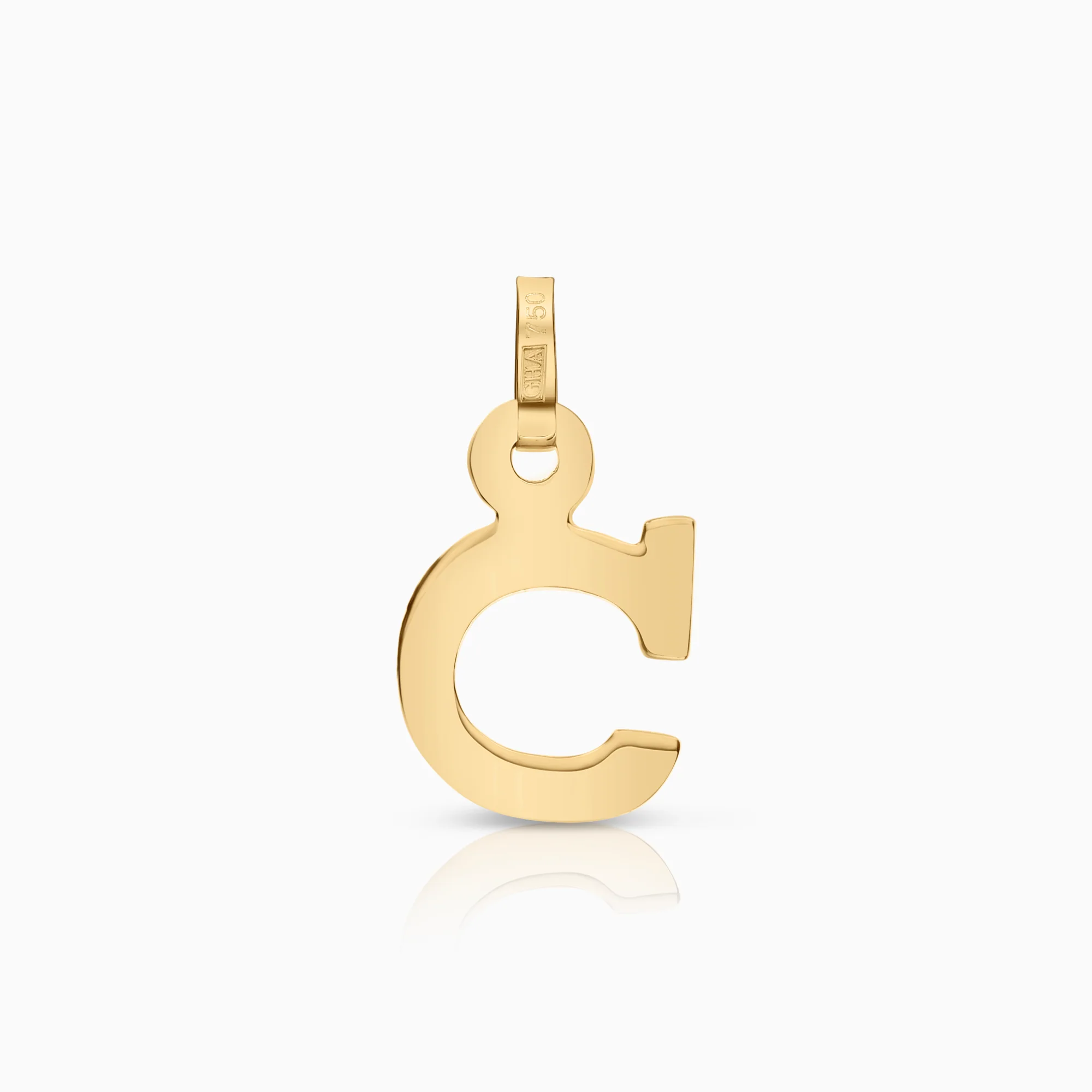 Pendant letter 0.39g 18K gold