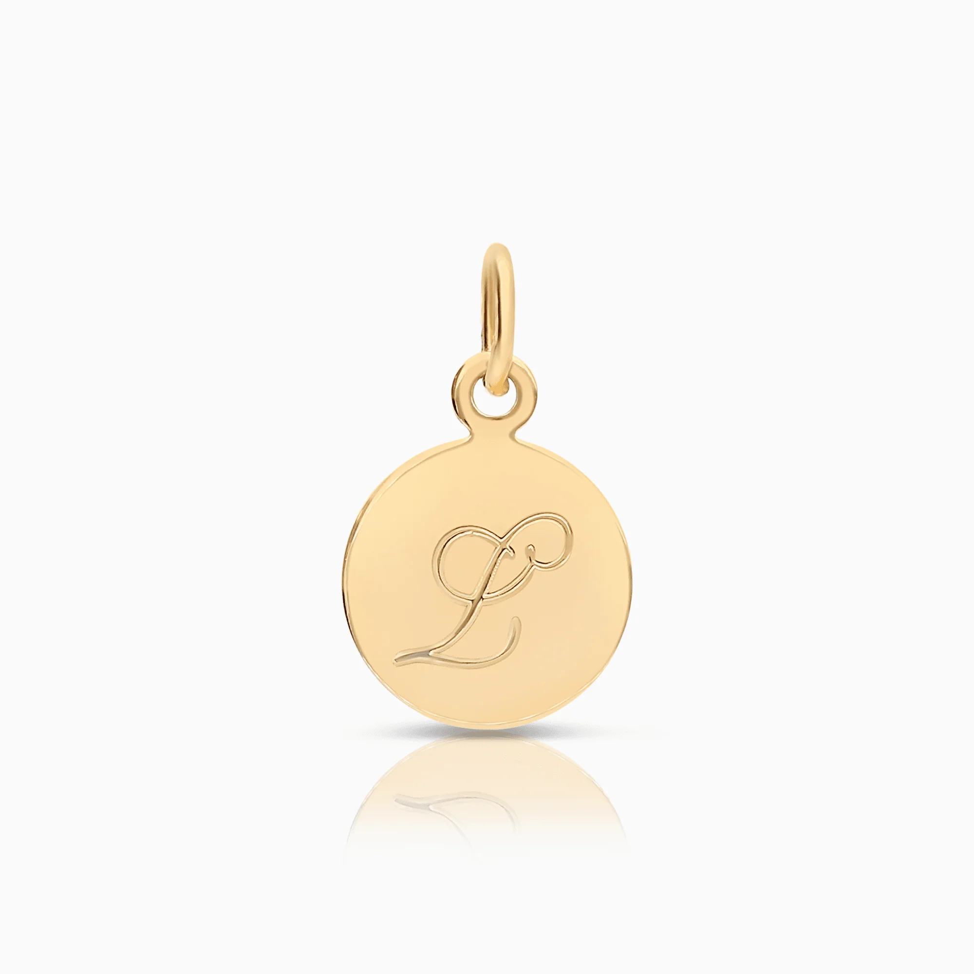 Letter pendant 0.49g 18K gold
