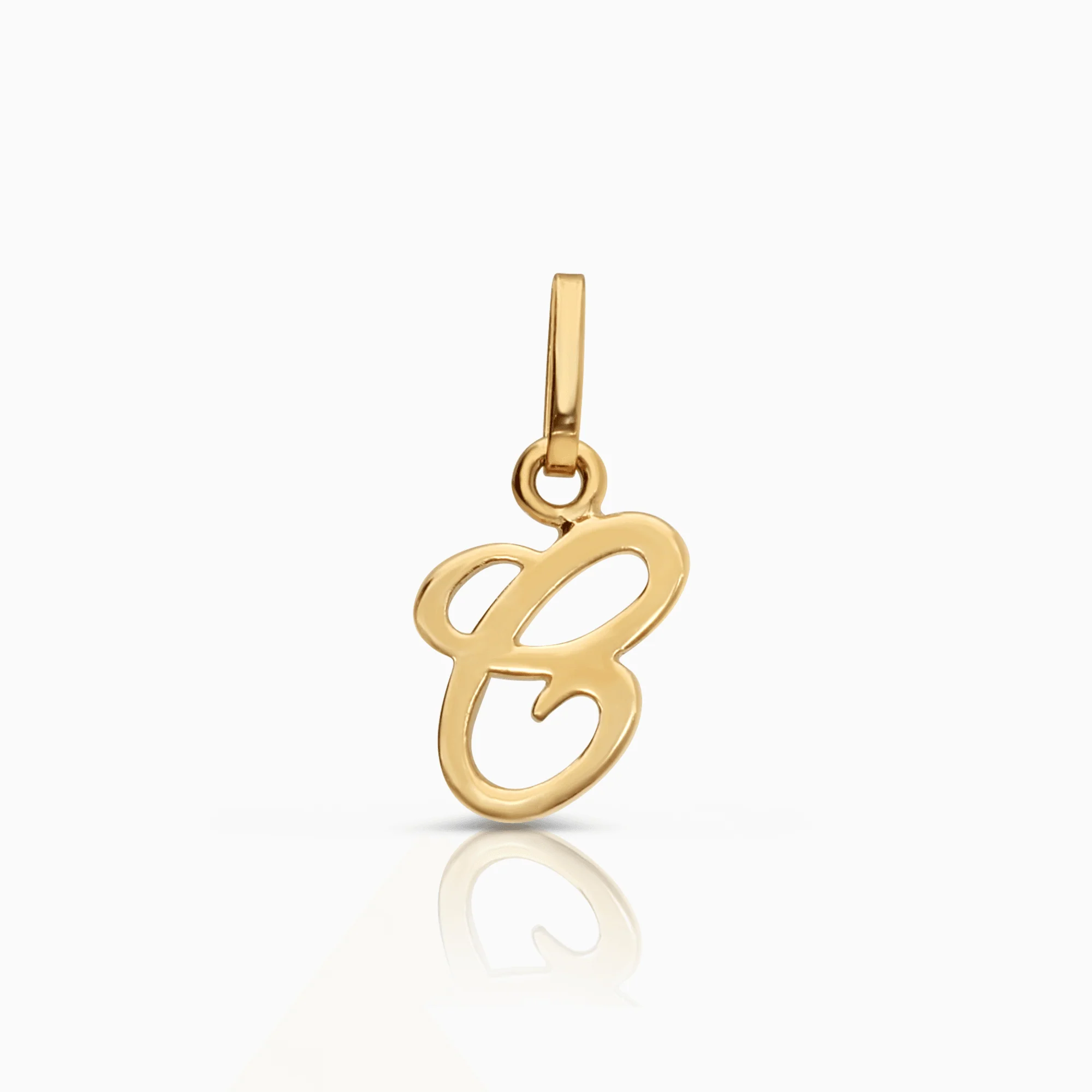 Letter pendant 0.52g 18K gold