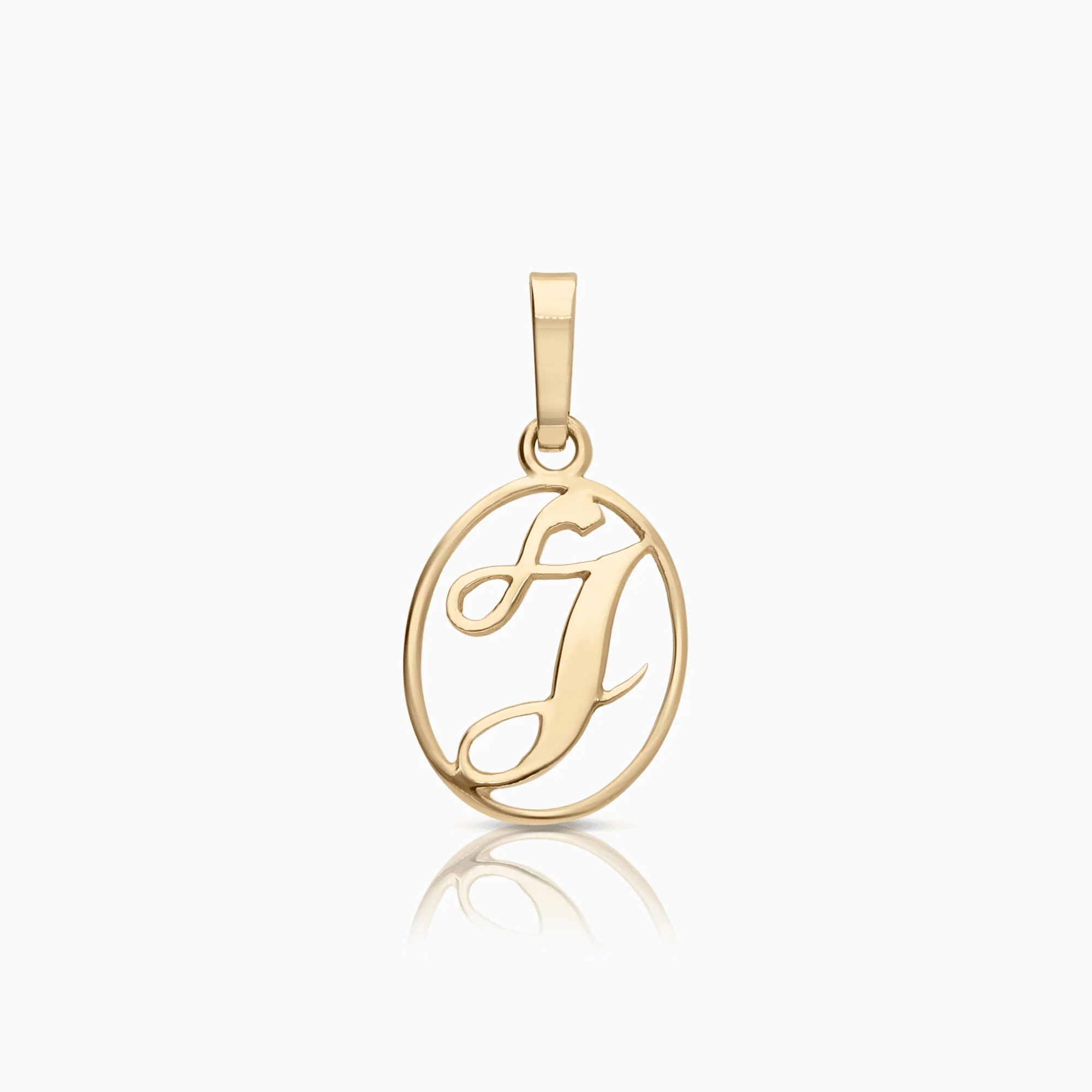 Letter pendant 0.58g 18K gold