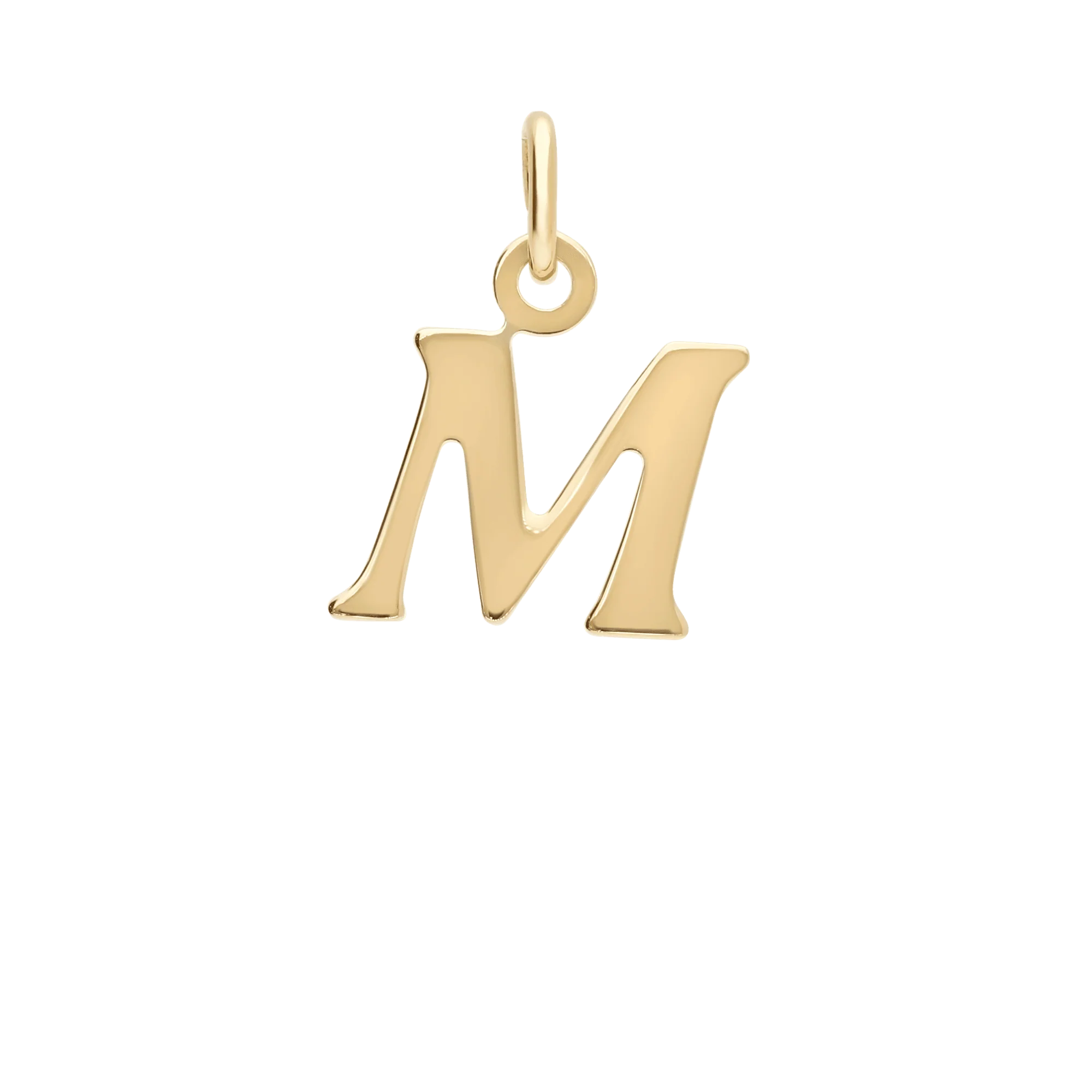 Letter pendant 0.78g 18K gold