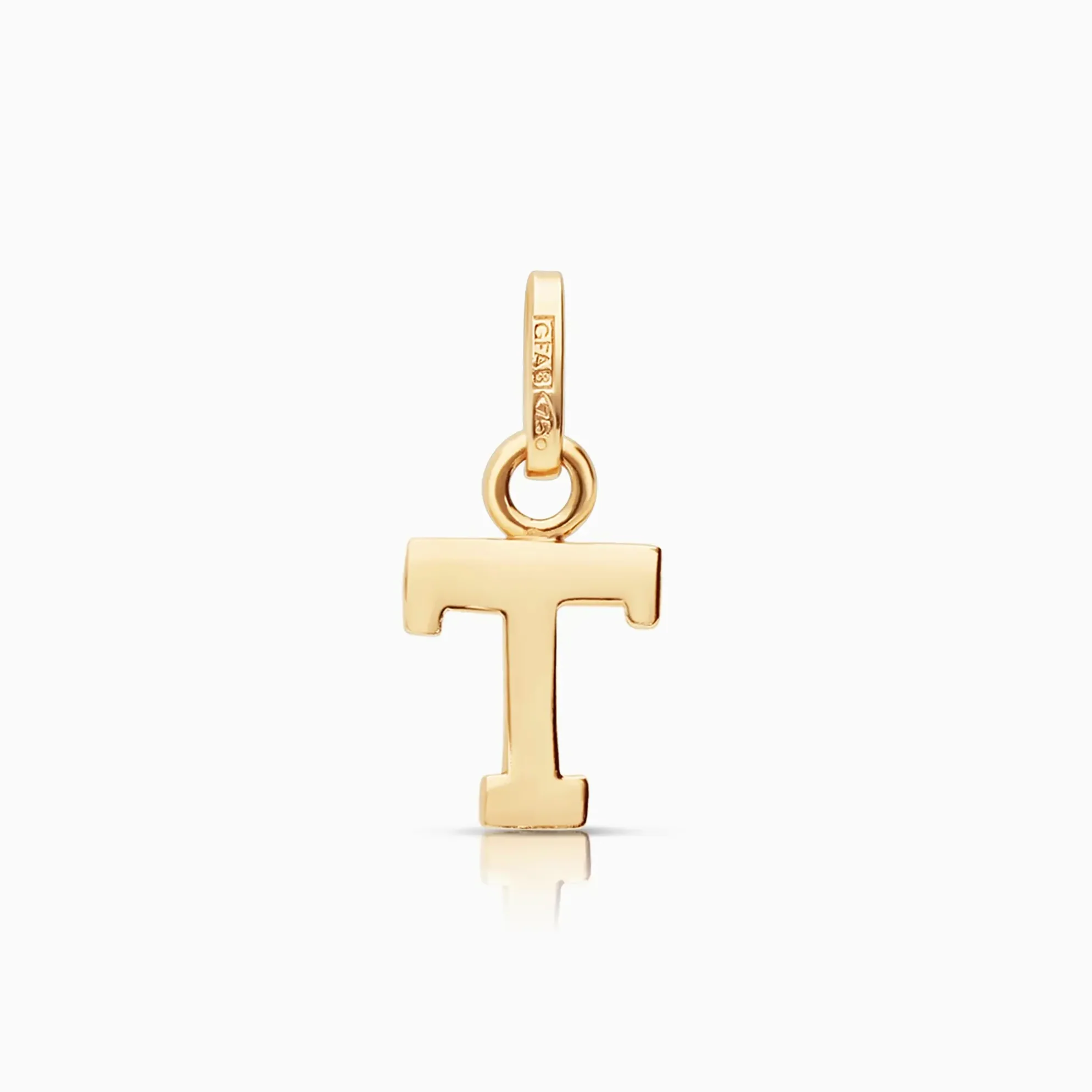 Pendant letter 0.88g 18K gold