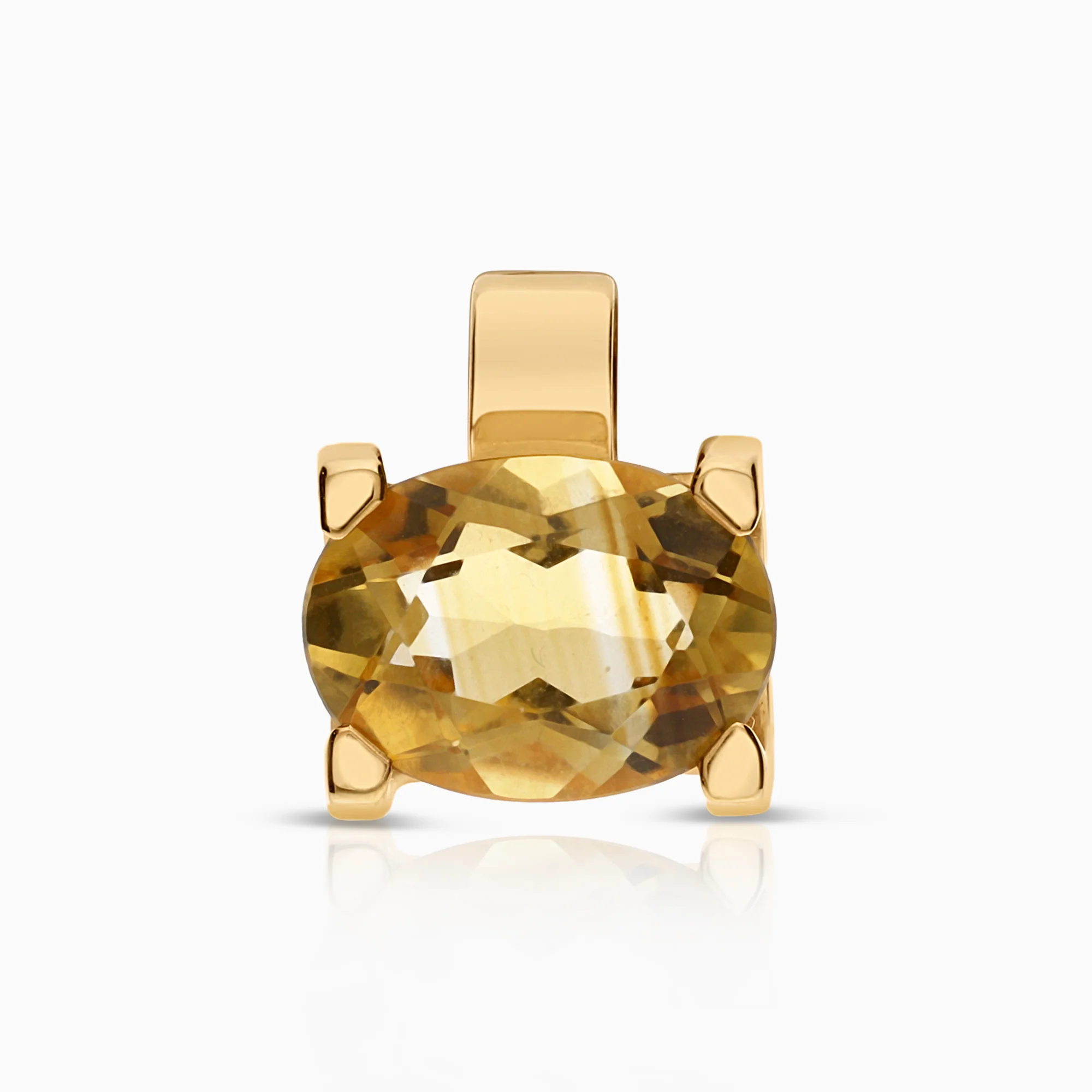 Pendant citrine 2.16g 18K gold