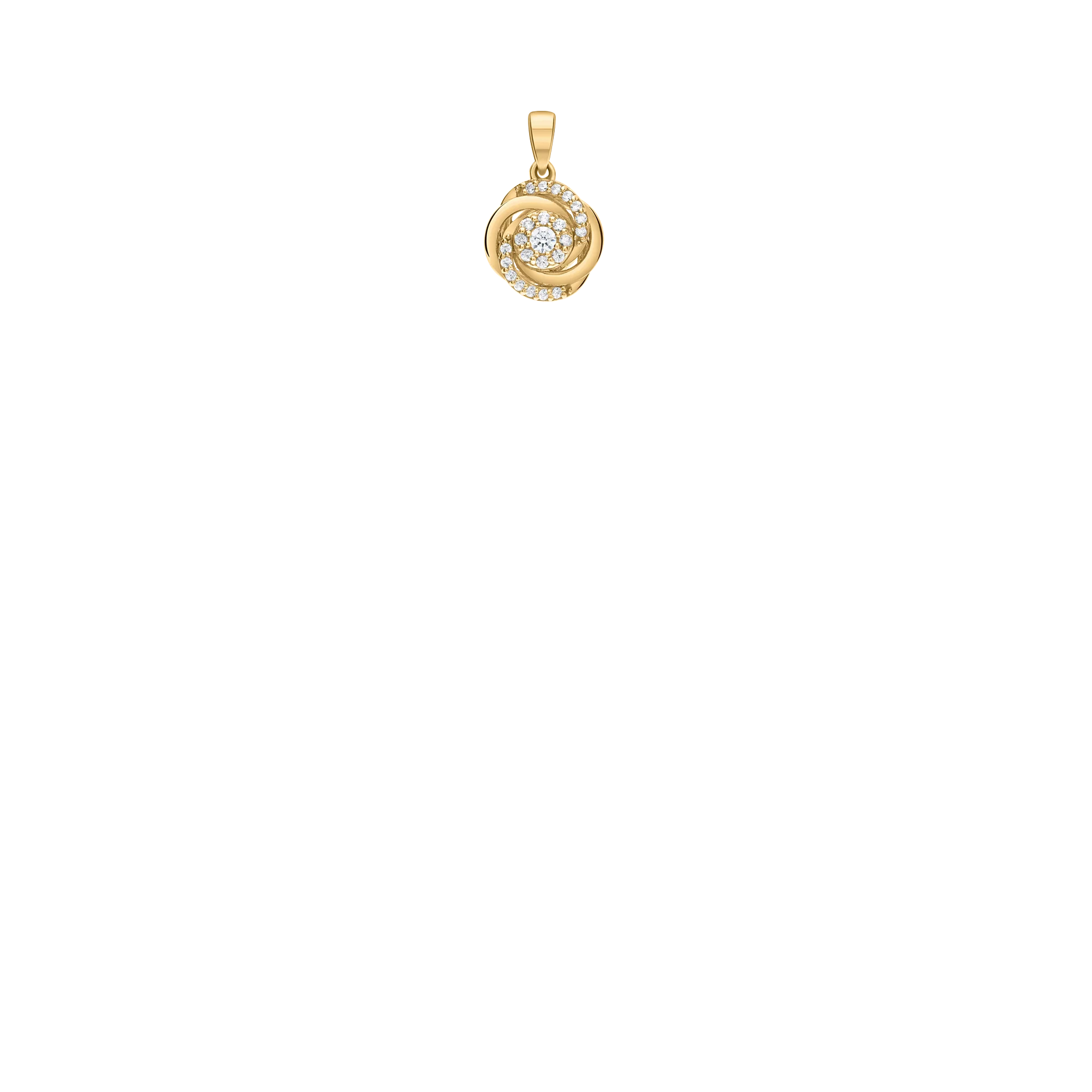 Pendant cubic 2.25g 18K gold - Image 2