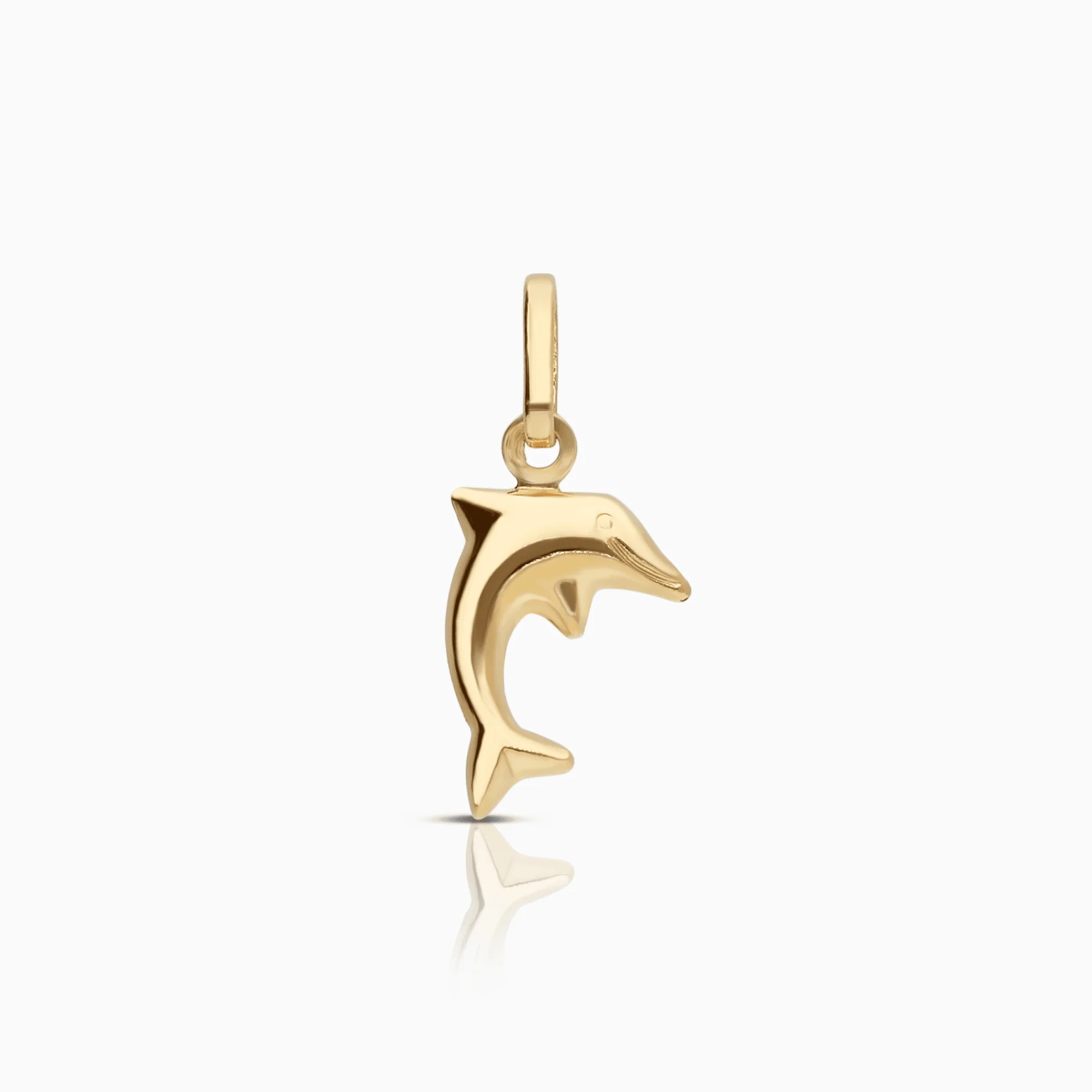 Dolphin pendant 0.21g 18K gold