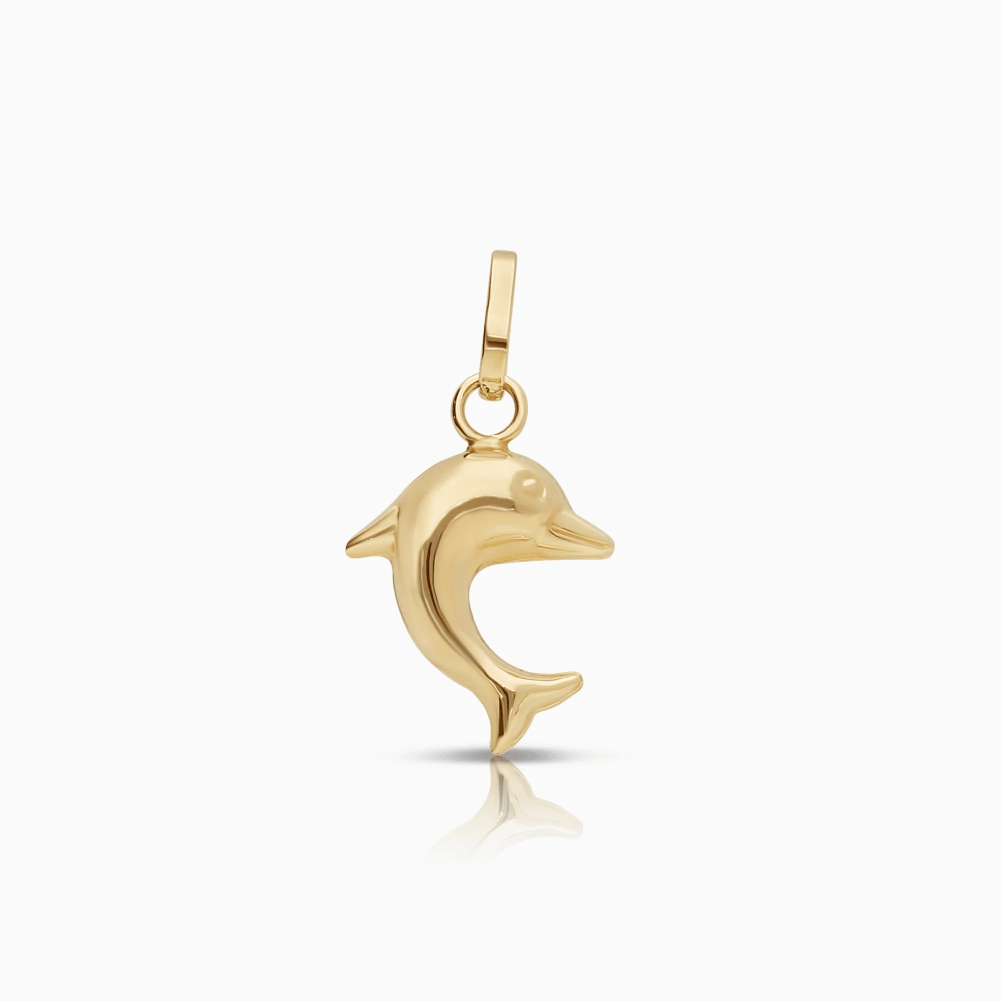 Dolphin pendant 0.34g 18K gold