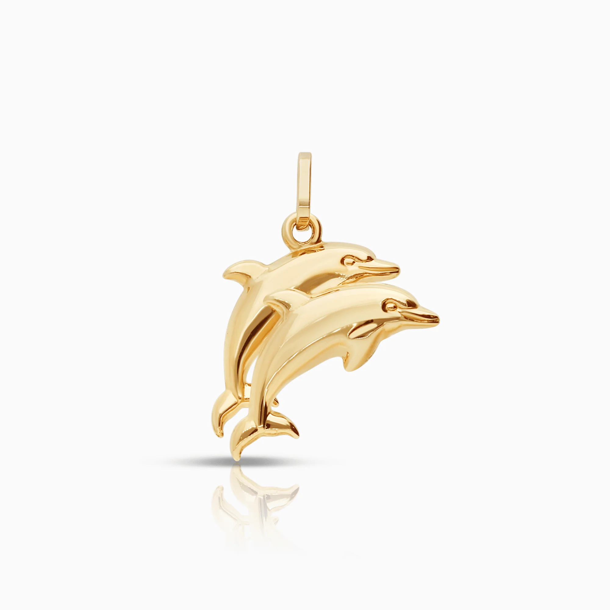 Dolphin pendant 0.98g 18K gold