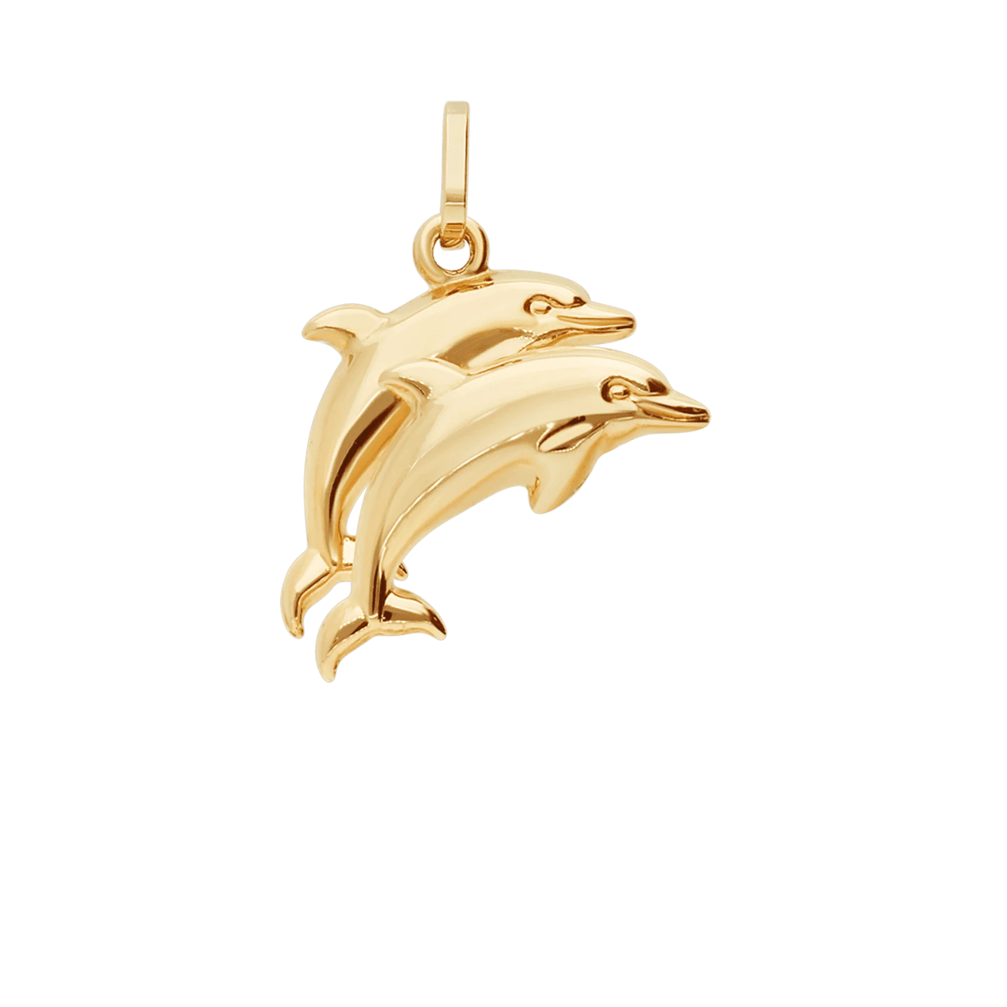 Dolphin pendant 0.98g 18K gold - Image 2