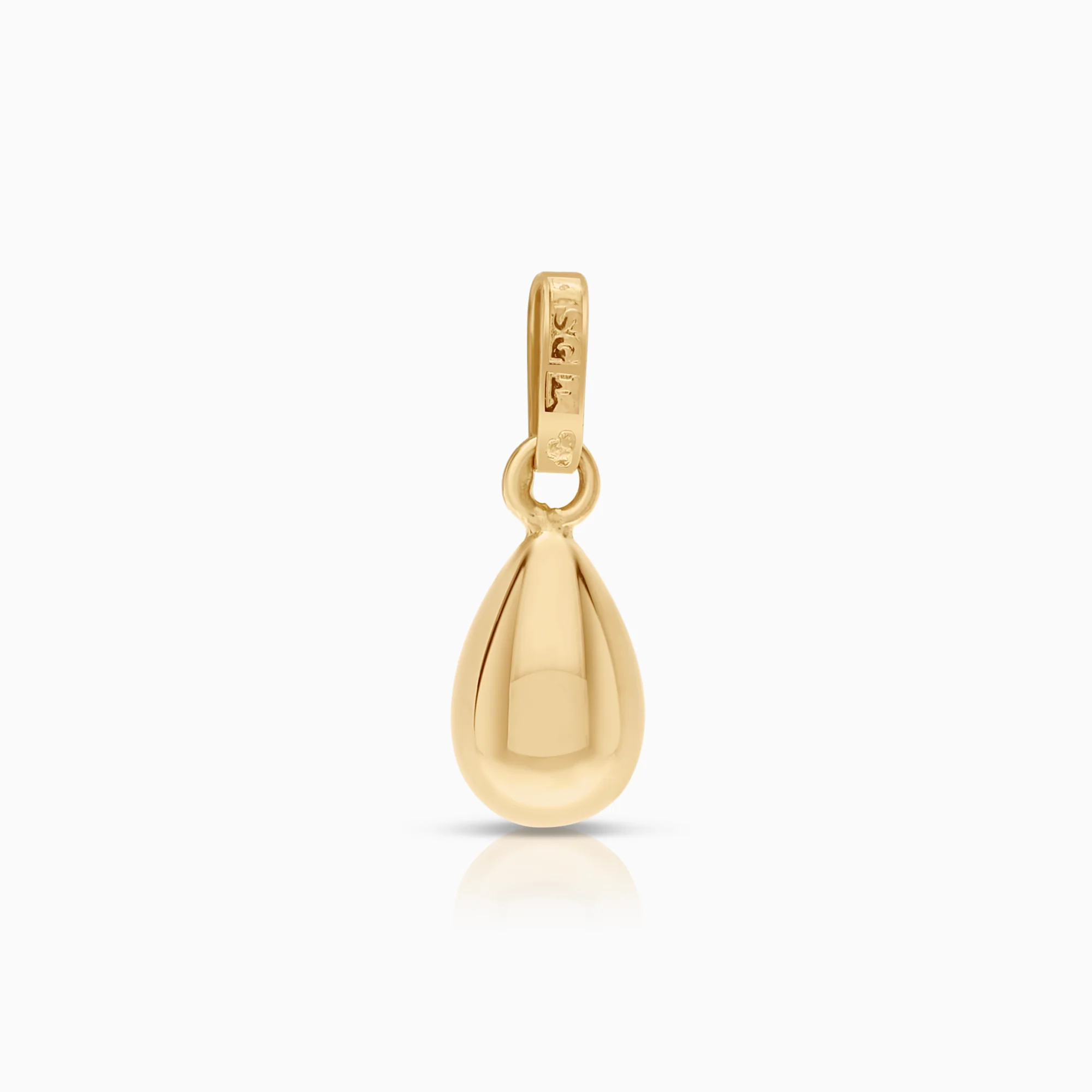 Drop pendant 0.40 g 18K gold