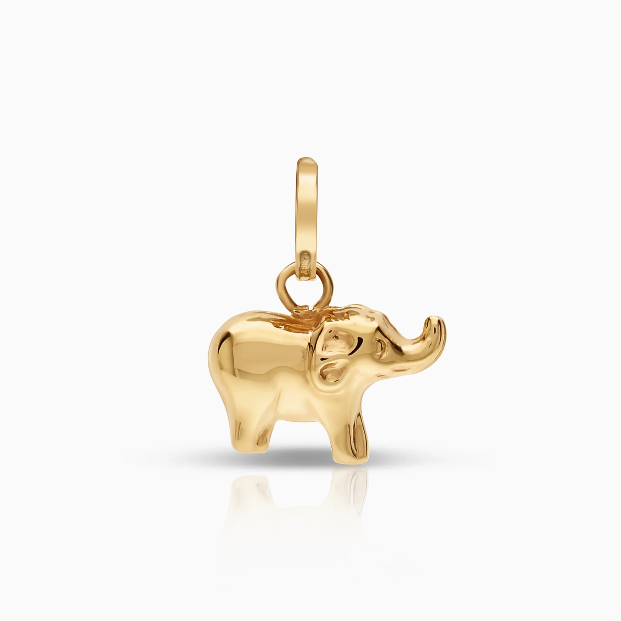 Elephant pendant 0.39g 18K gold