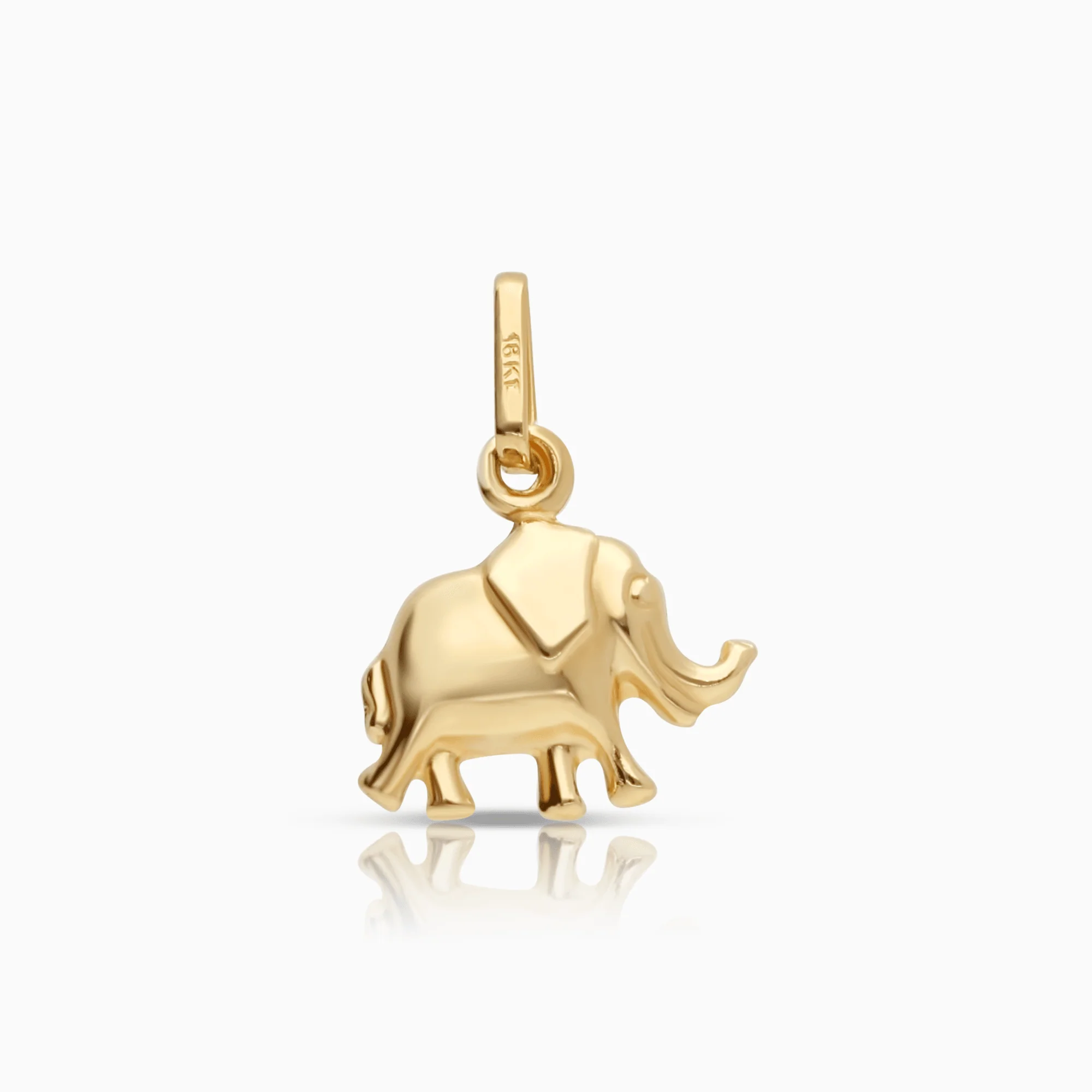 Elephant pendant 0.48g 18K gold