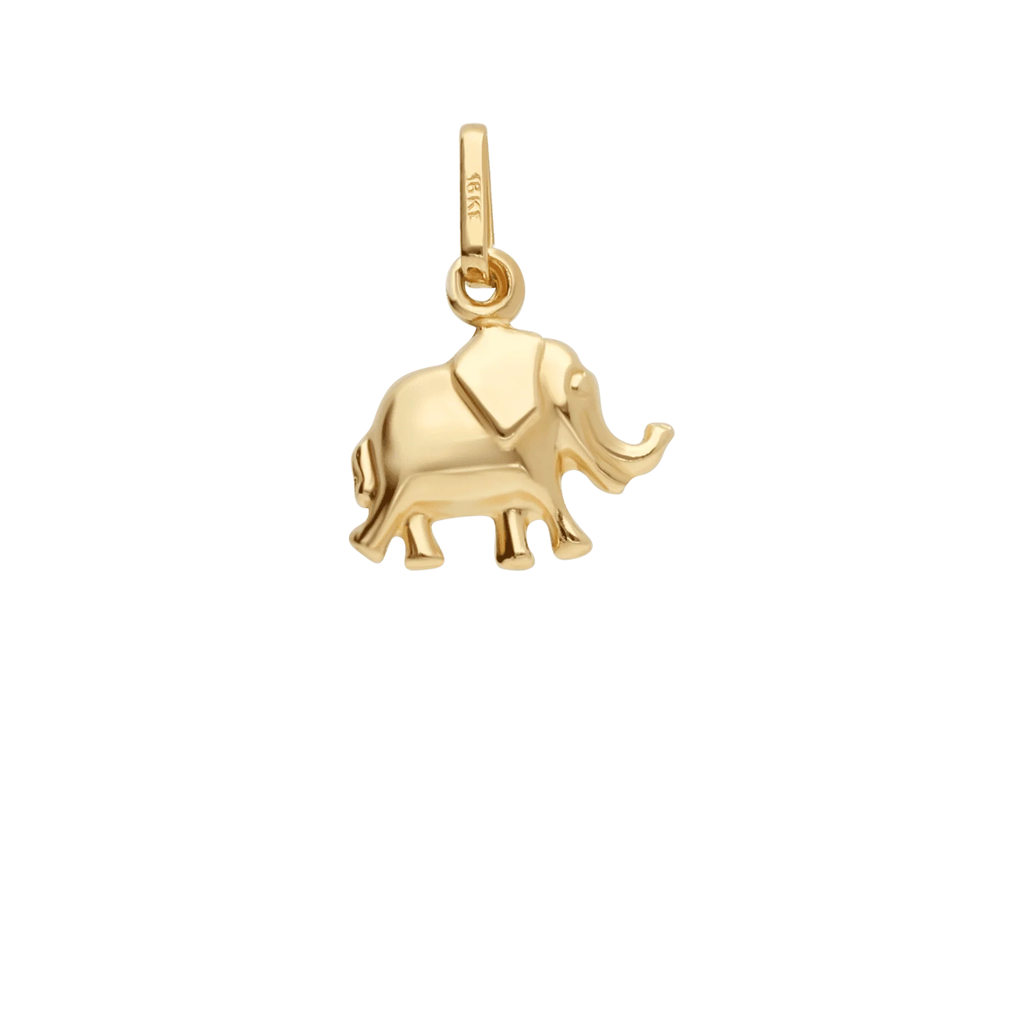 Elephant pendant 0.48g 18K gold - Image 2