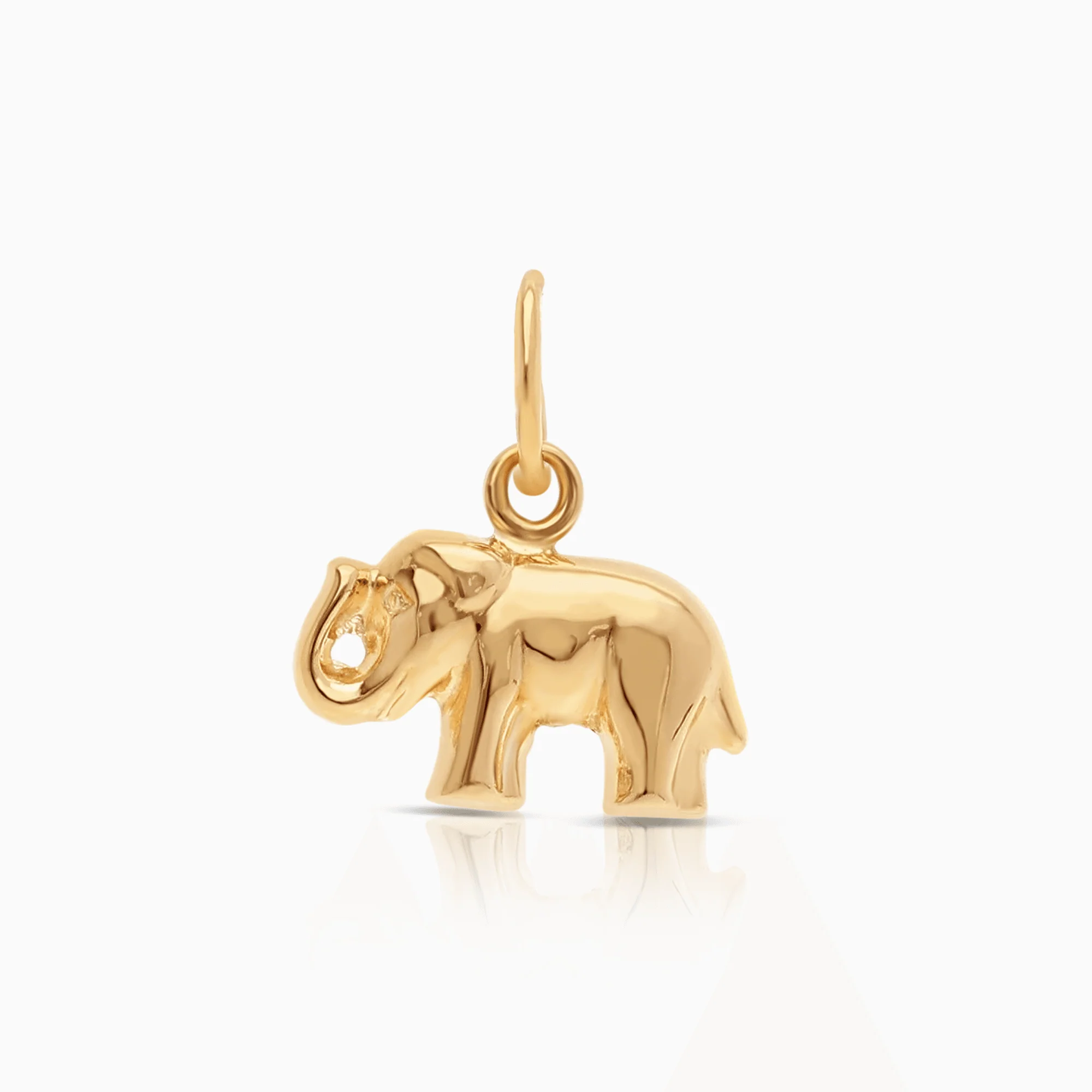 Elephant pendant 0.50g 18K gold