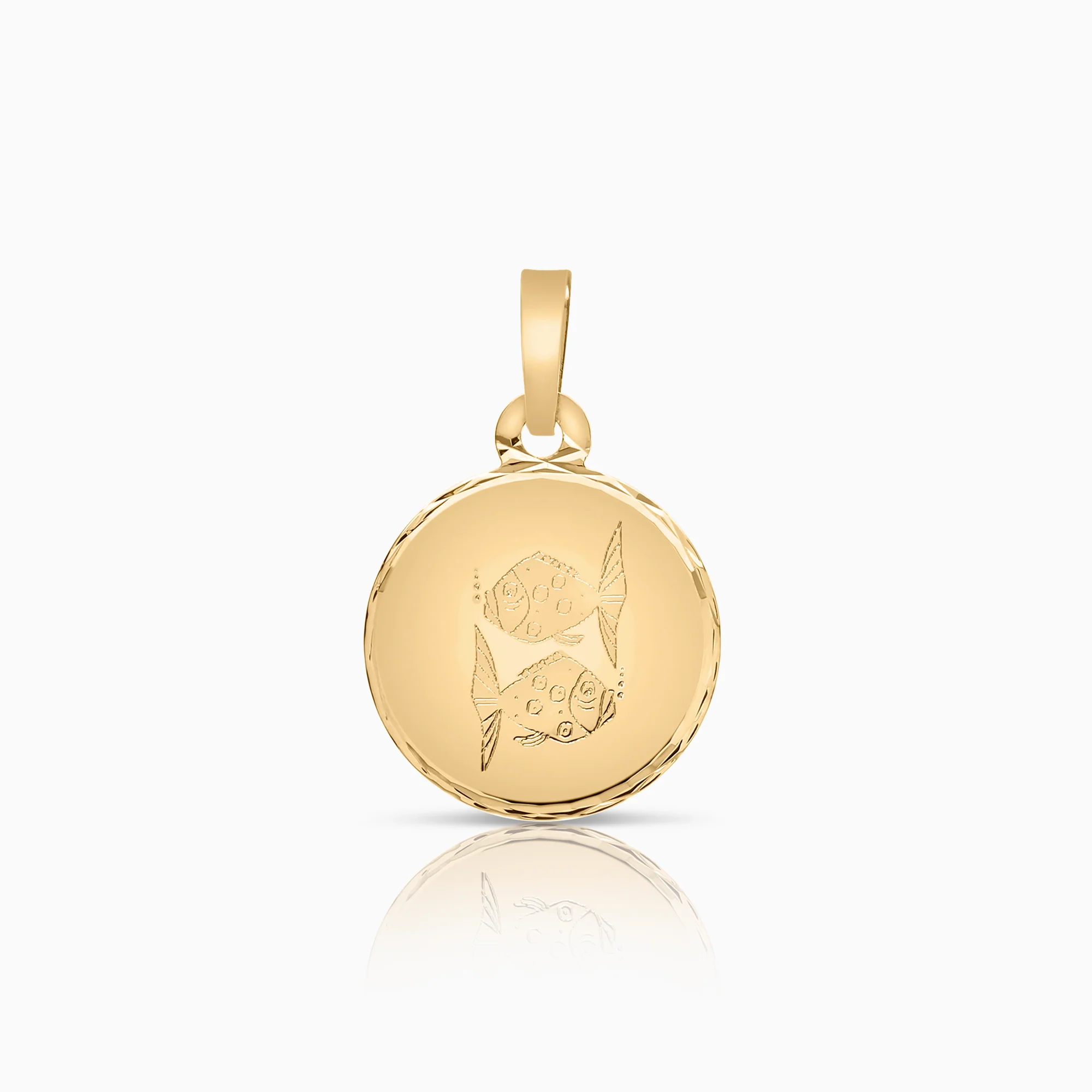 Fish pendant 0.65g 18K gold