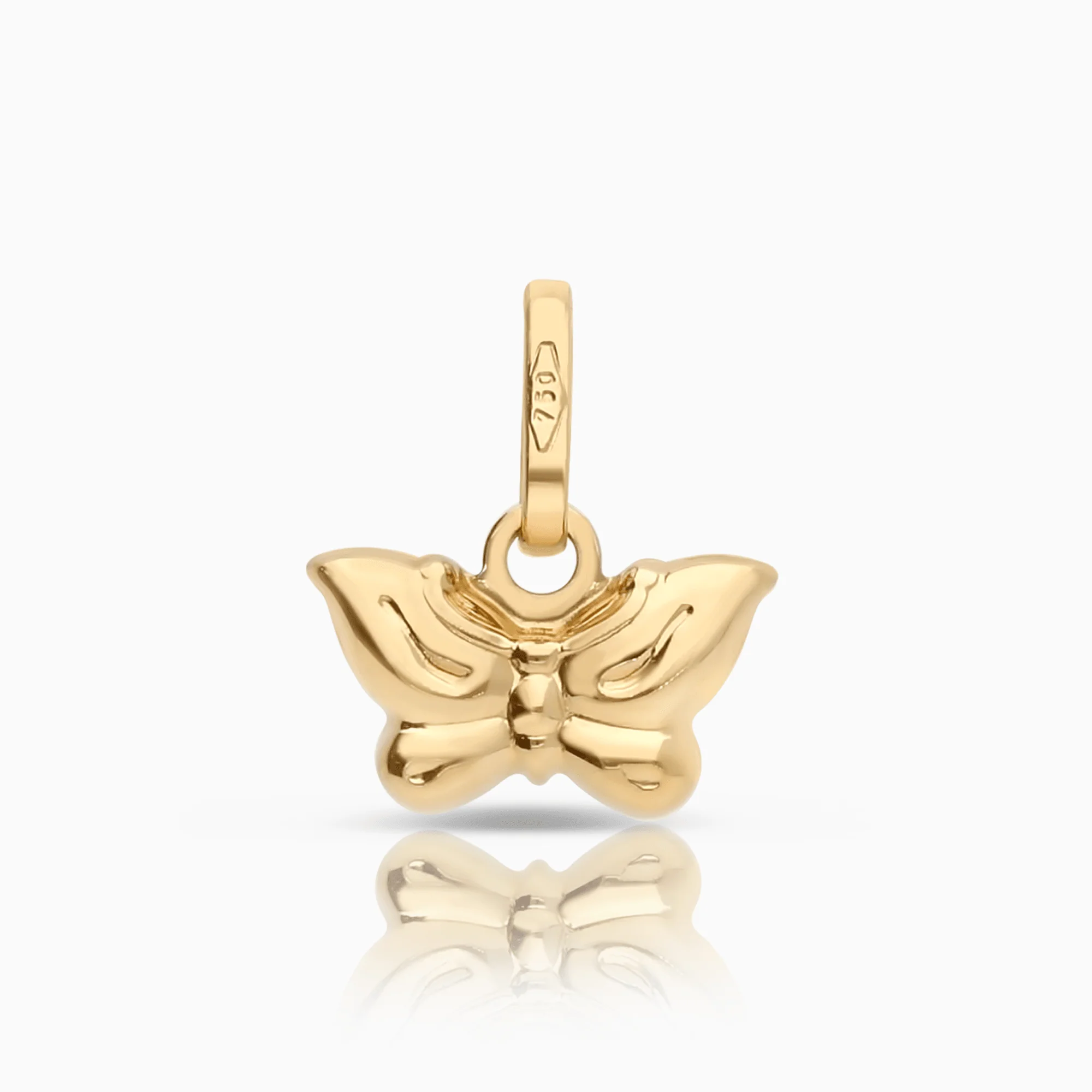 Butterfly pendant 0.36g 18K gold